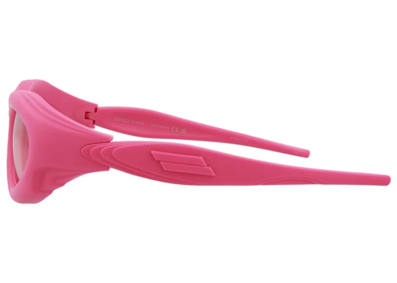 Bottega Veneta Oval-Frame Injection Sunglasses Pink (BV1162S-30013384-001-60133)