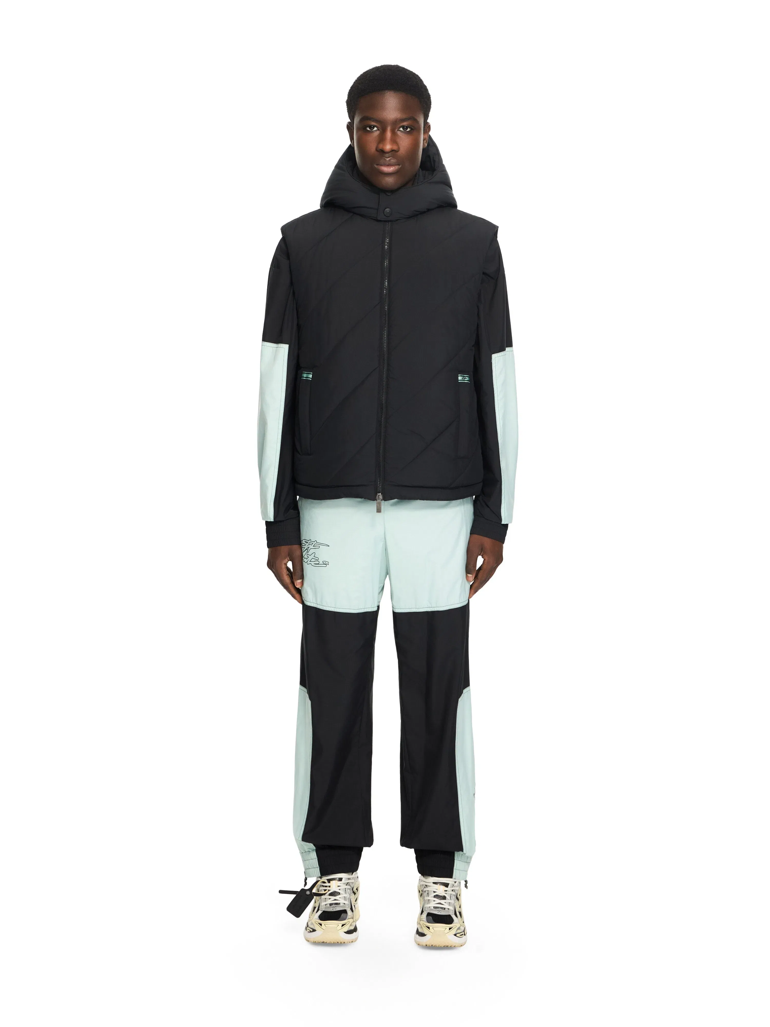 Off White Arrow Diagonal Puffer Vest