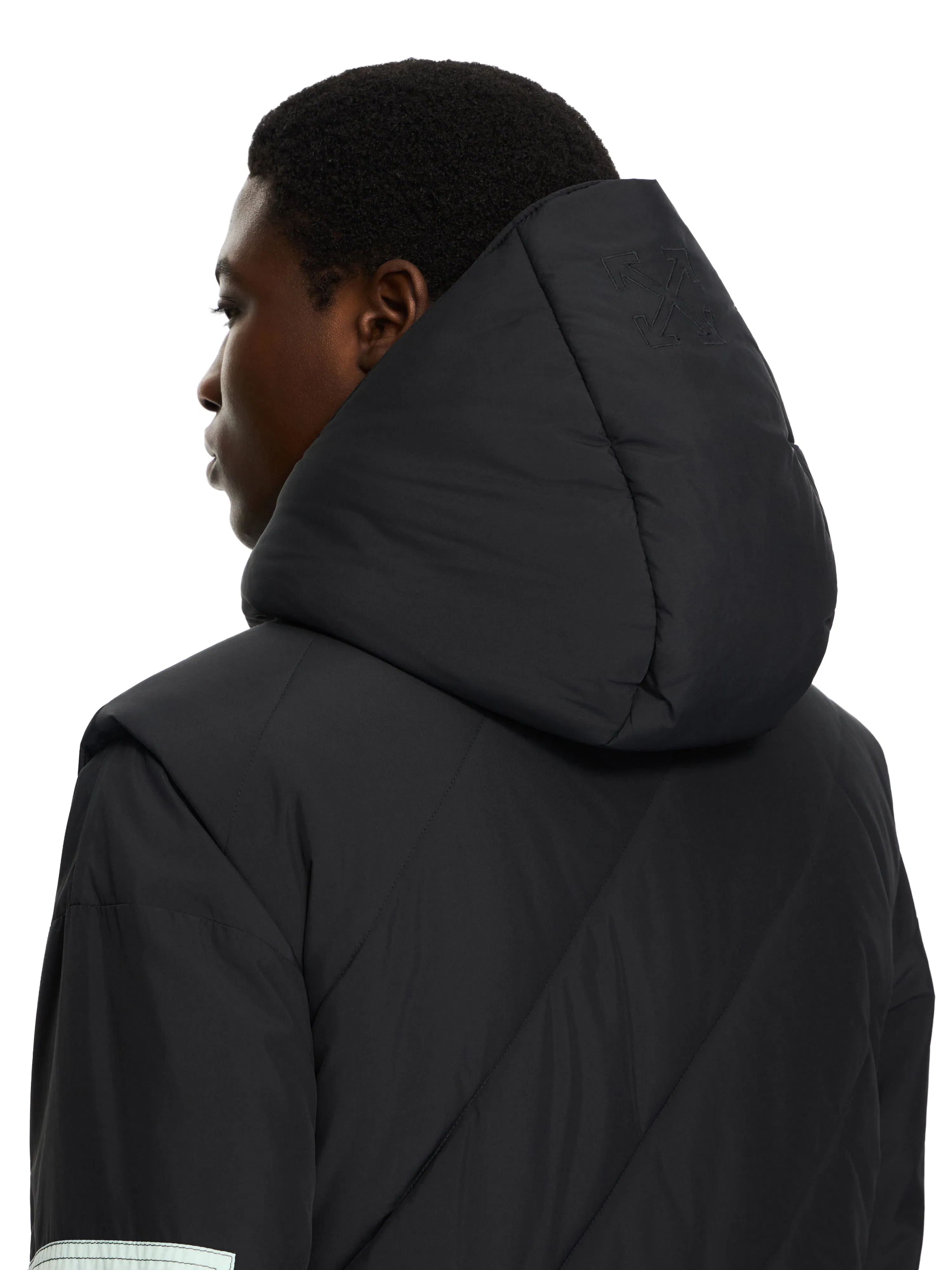 Off White Arrow Diagonal Puffer Vest