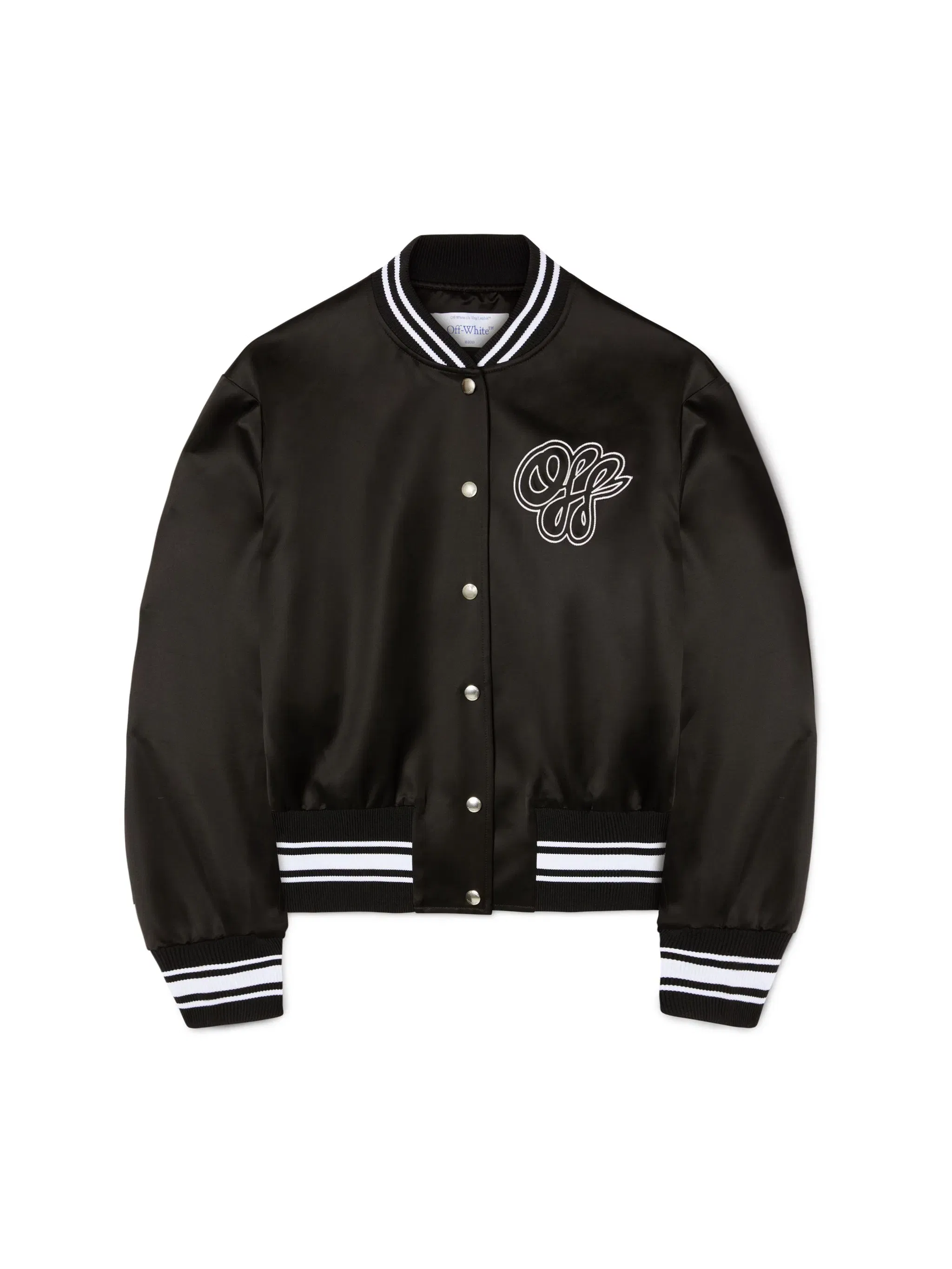 Off White Heavy Satin Souv Jkt