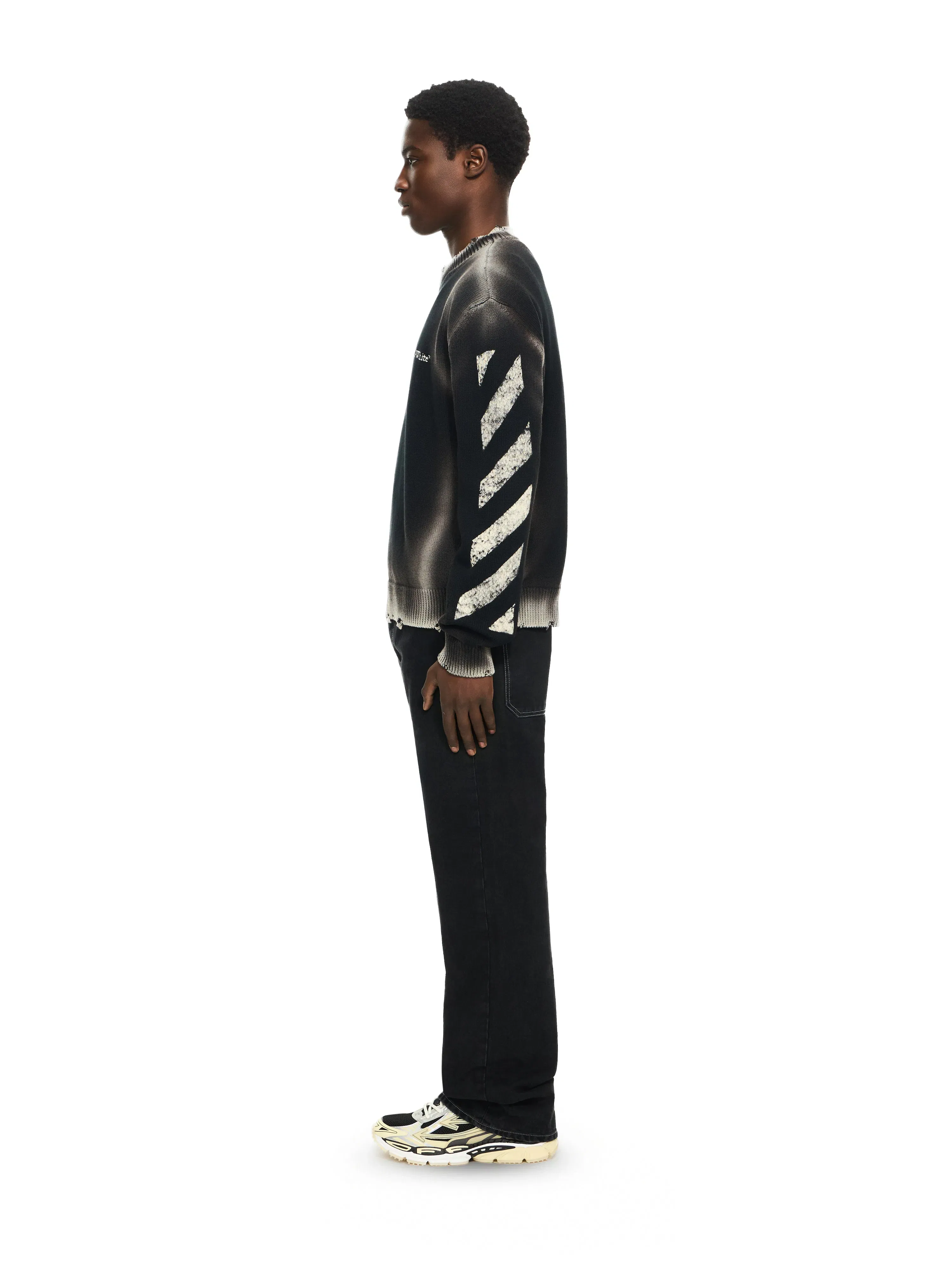 Off White Diag Corrosion Crewneck