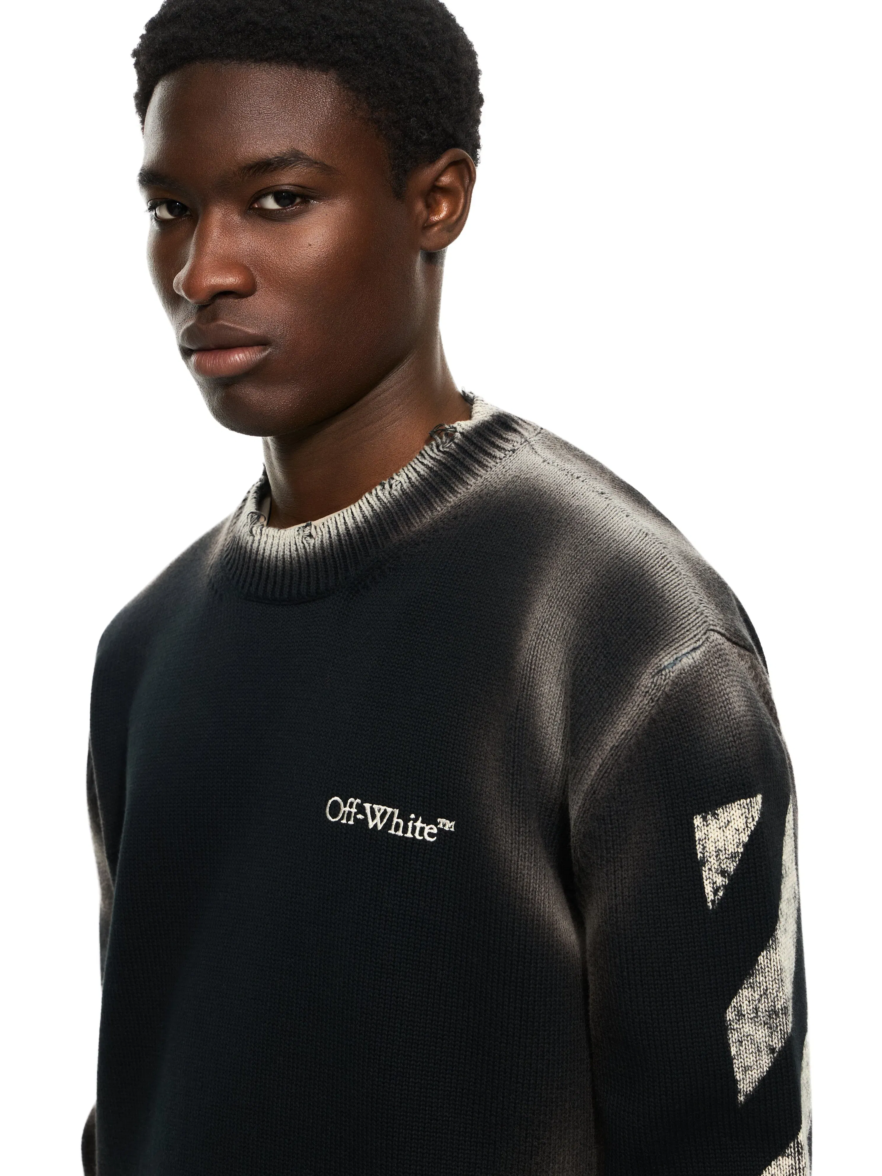 Off White Diag Corrosion Crewneck