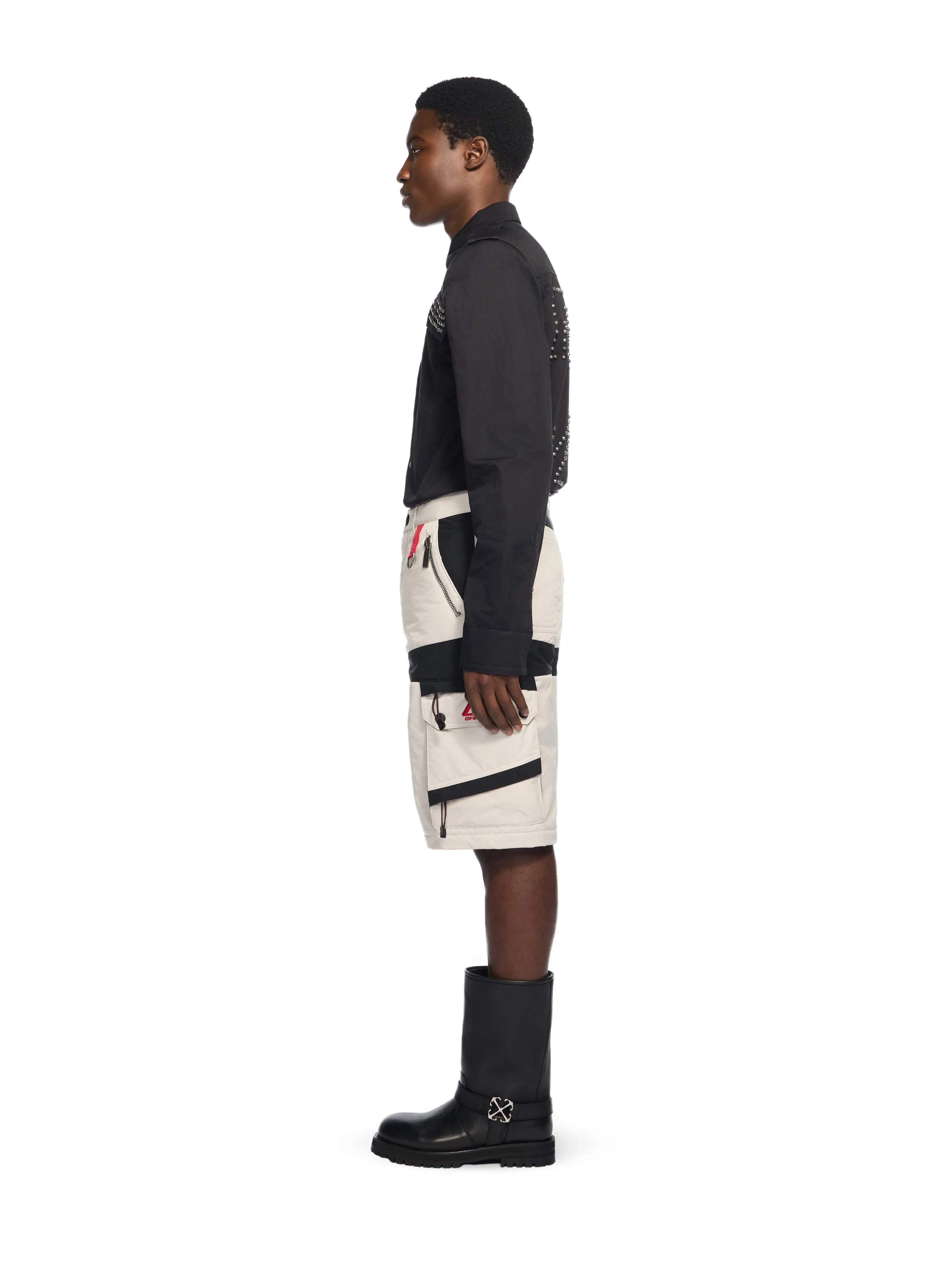Off White Sporty Nyl Cargo Shorts