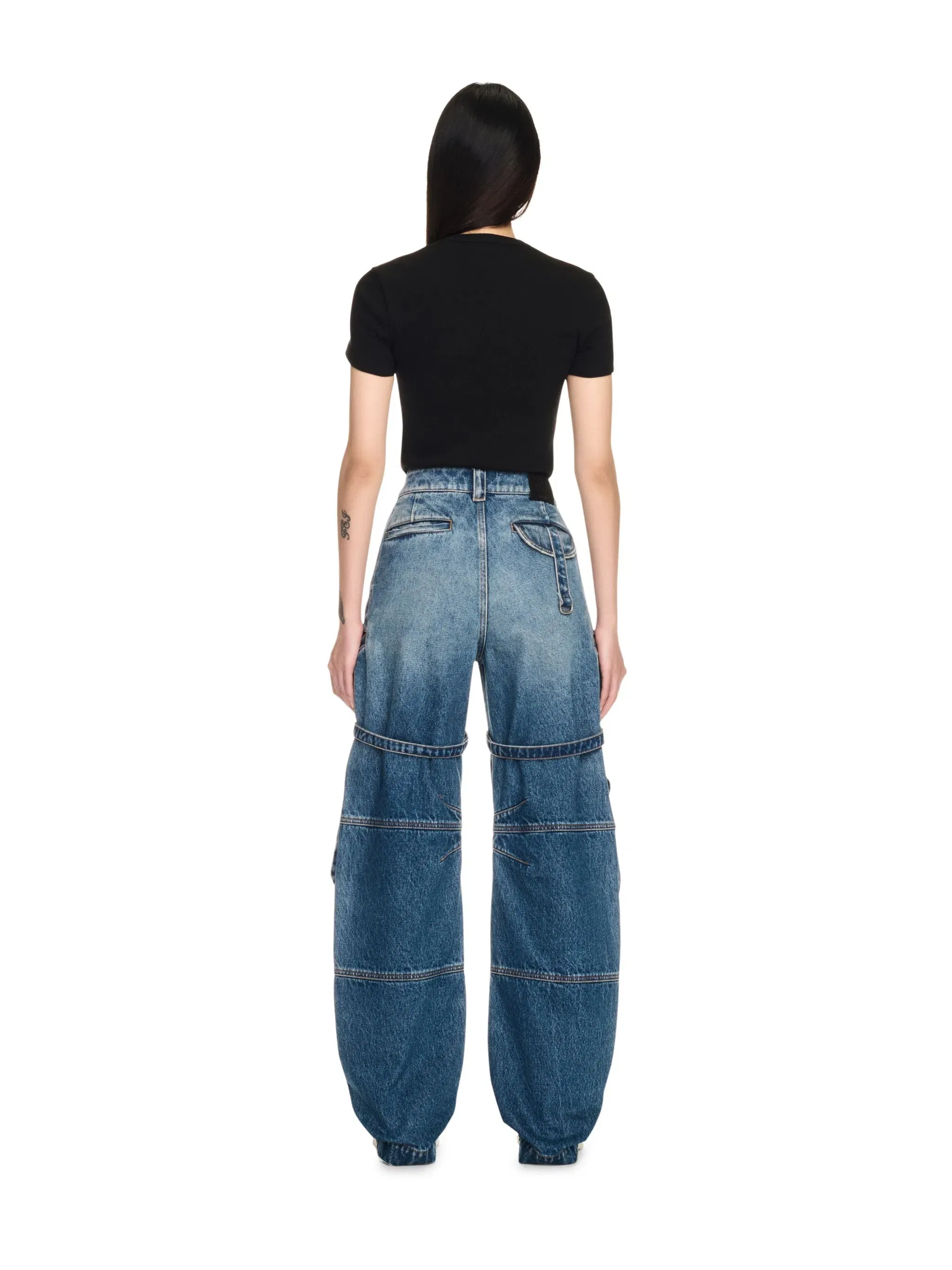 Off White Cargo Over Pants