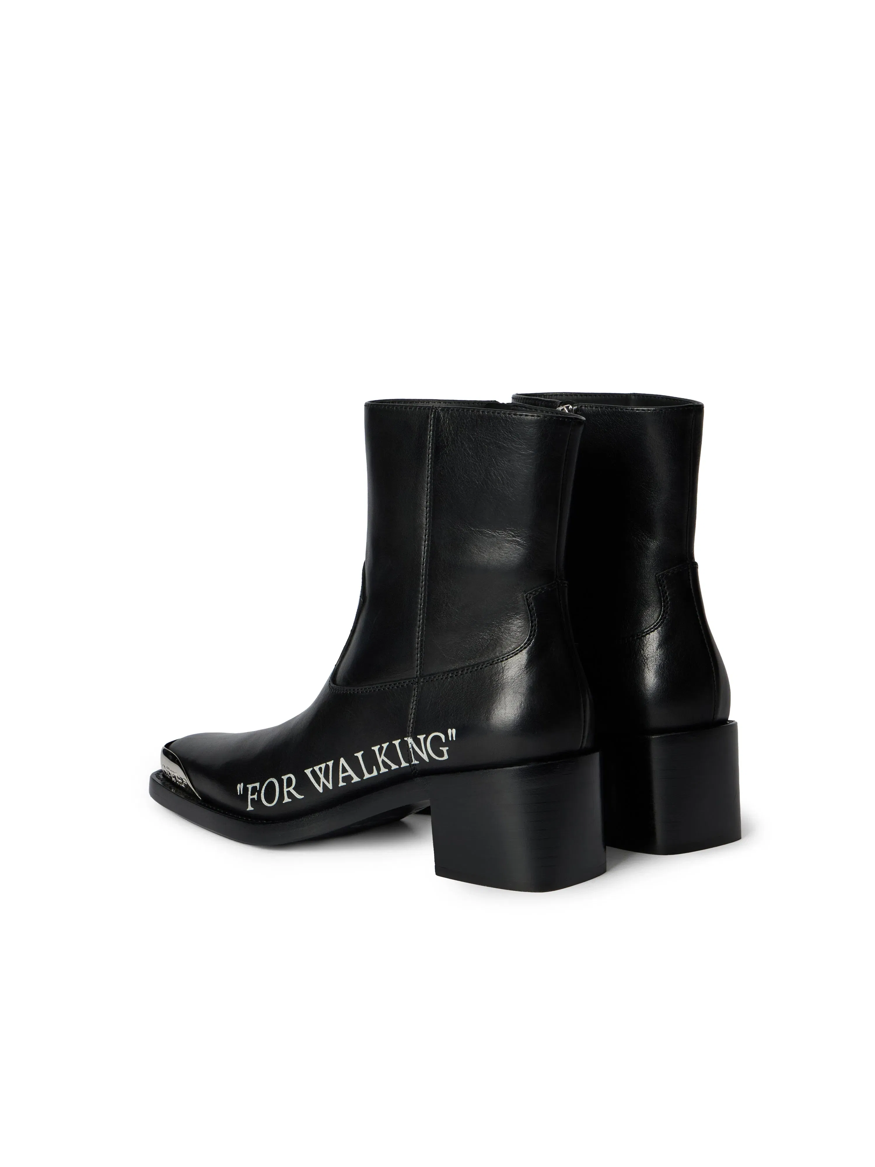 Off White For Walking Texan Boots