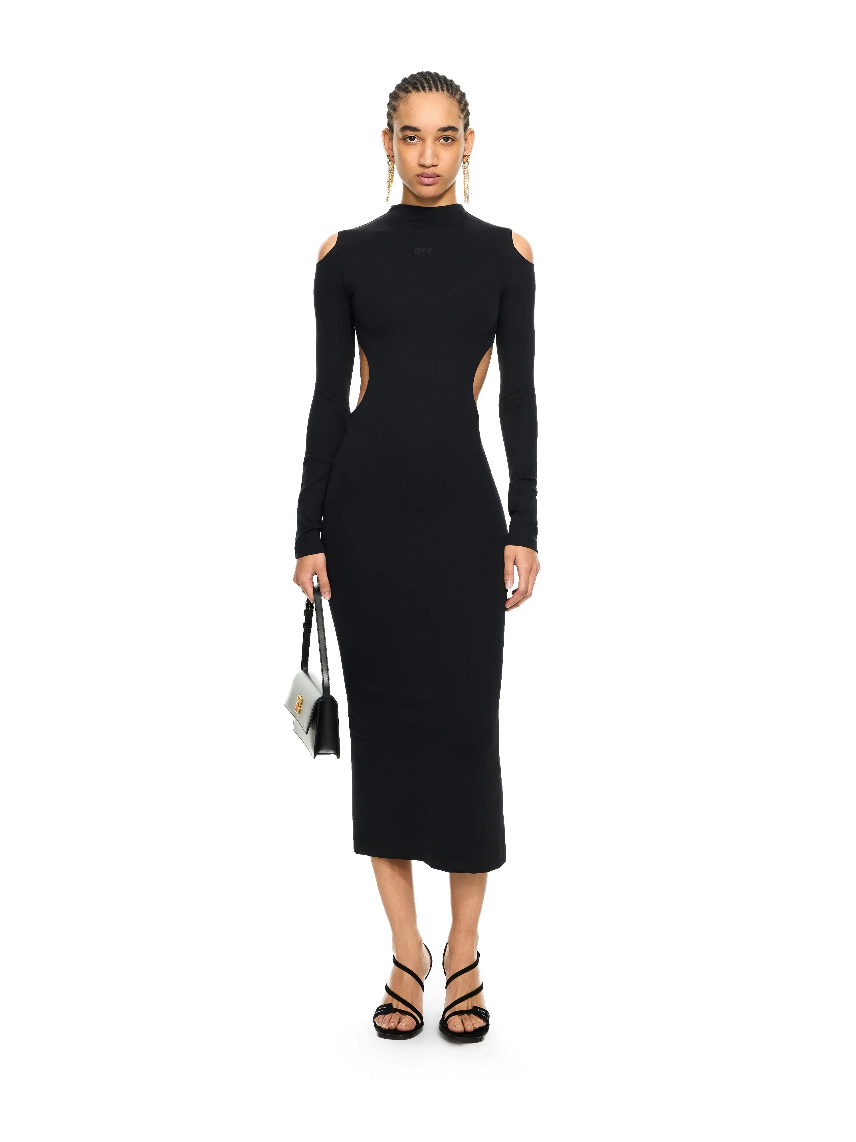 Off White Sleek Meteor Dress