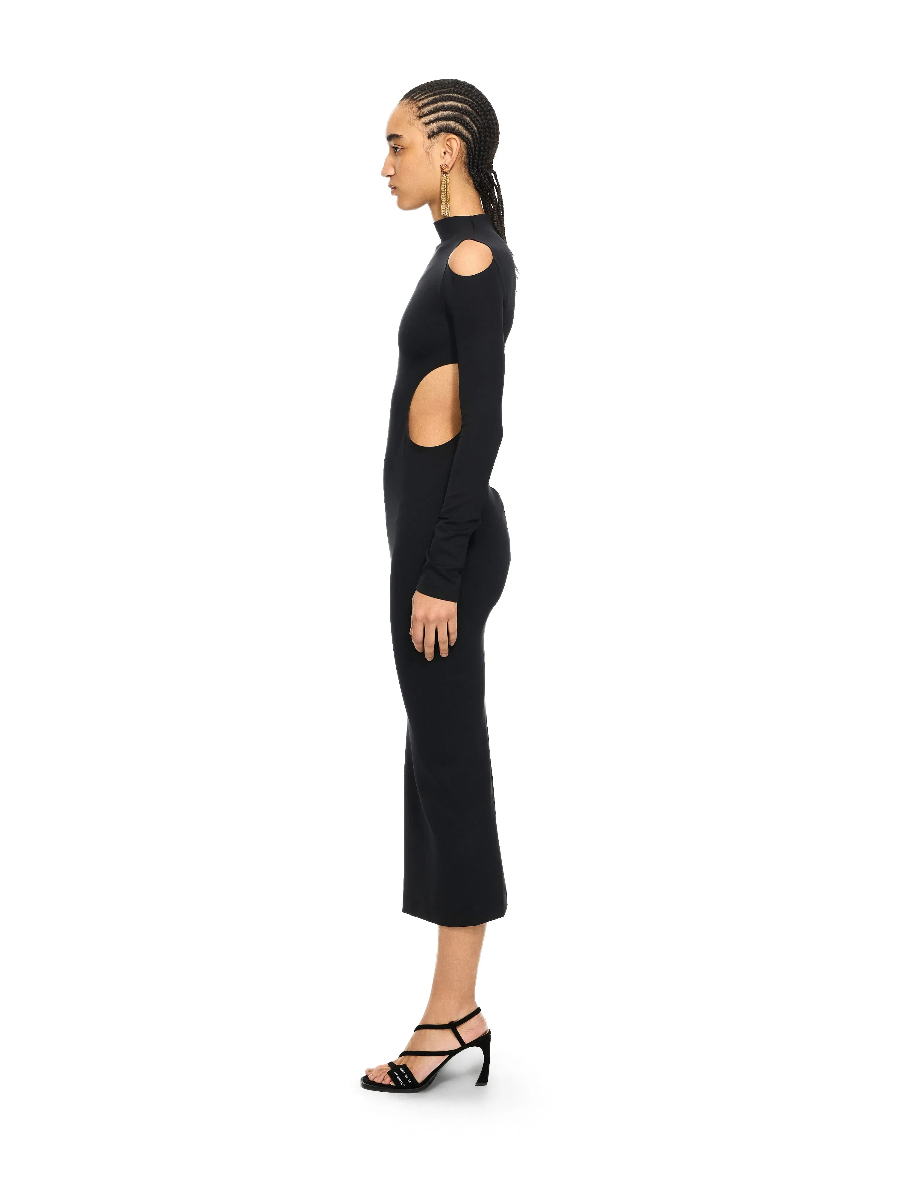 Off White Sleek Meteor Dress
