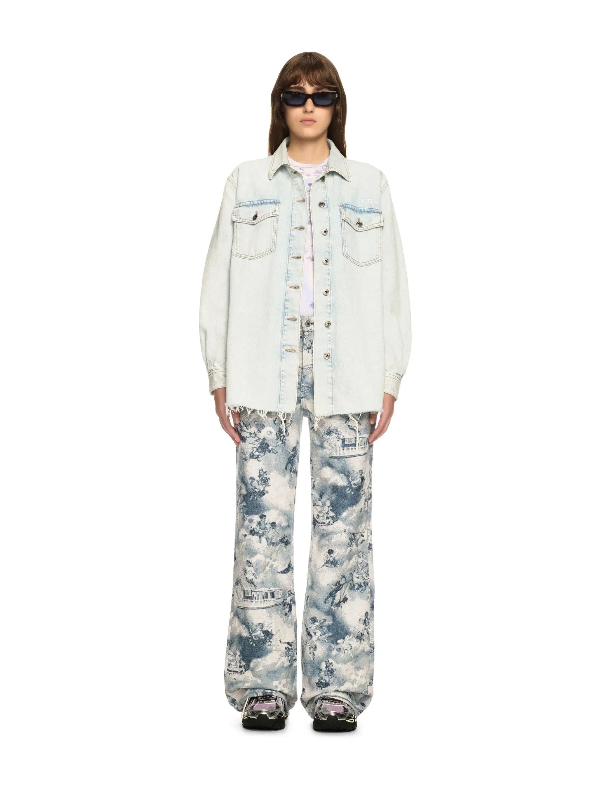 Off White Fresco Arrow Denim Shirt Jkt
