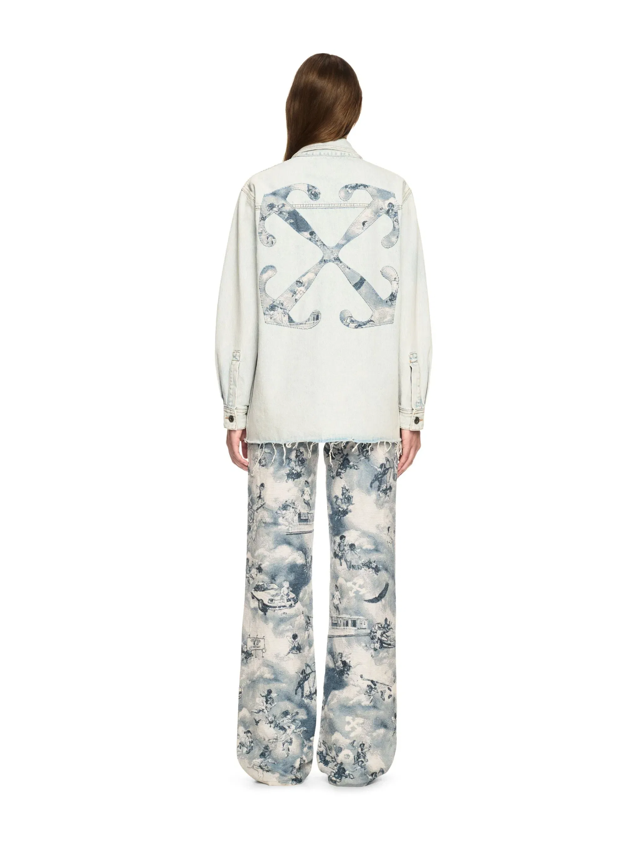 Off White Fresco Arrow Denim Shirt Jkt