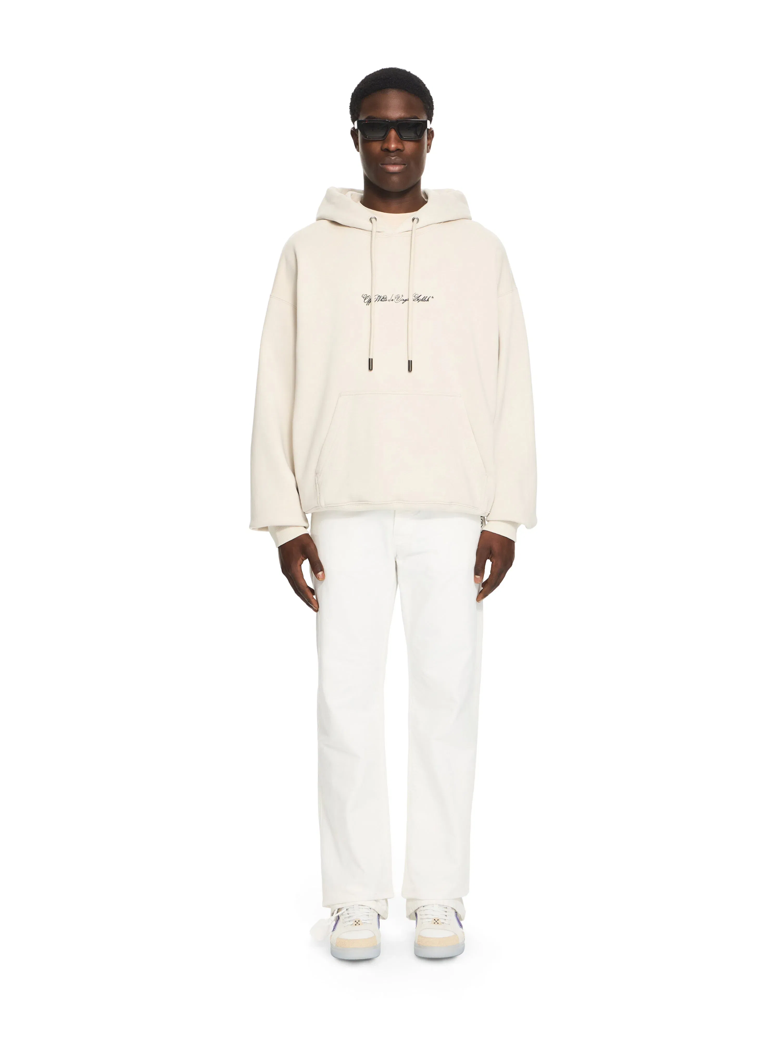 Off White Script Arrow Diagonal Skate Hoodie