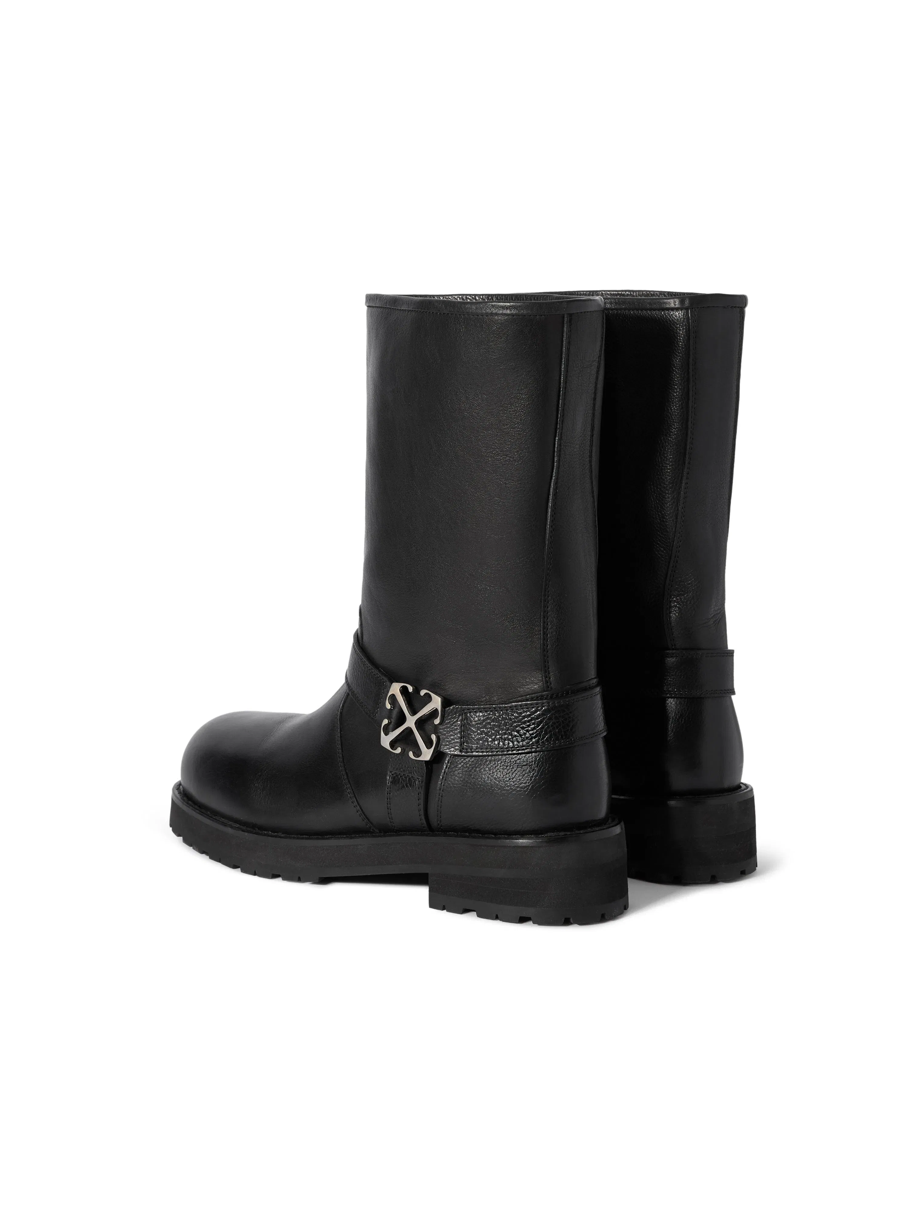Off White Off Track Leather Boots