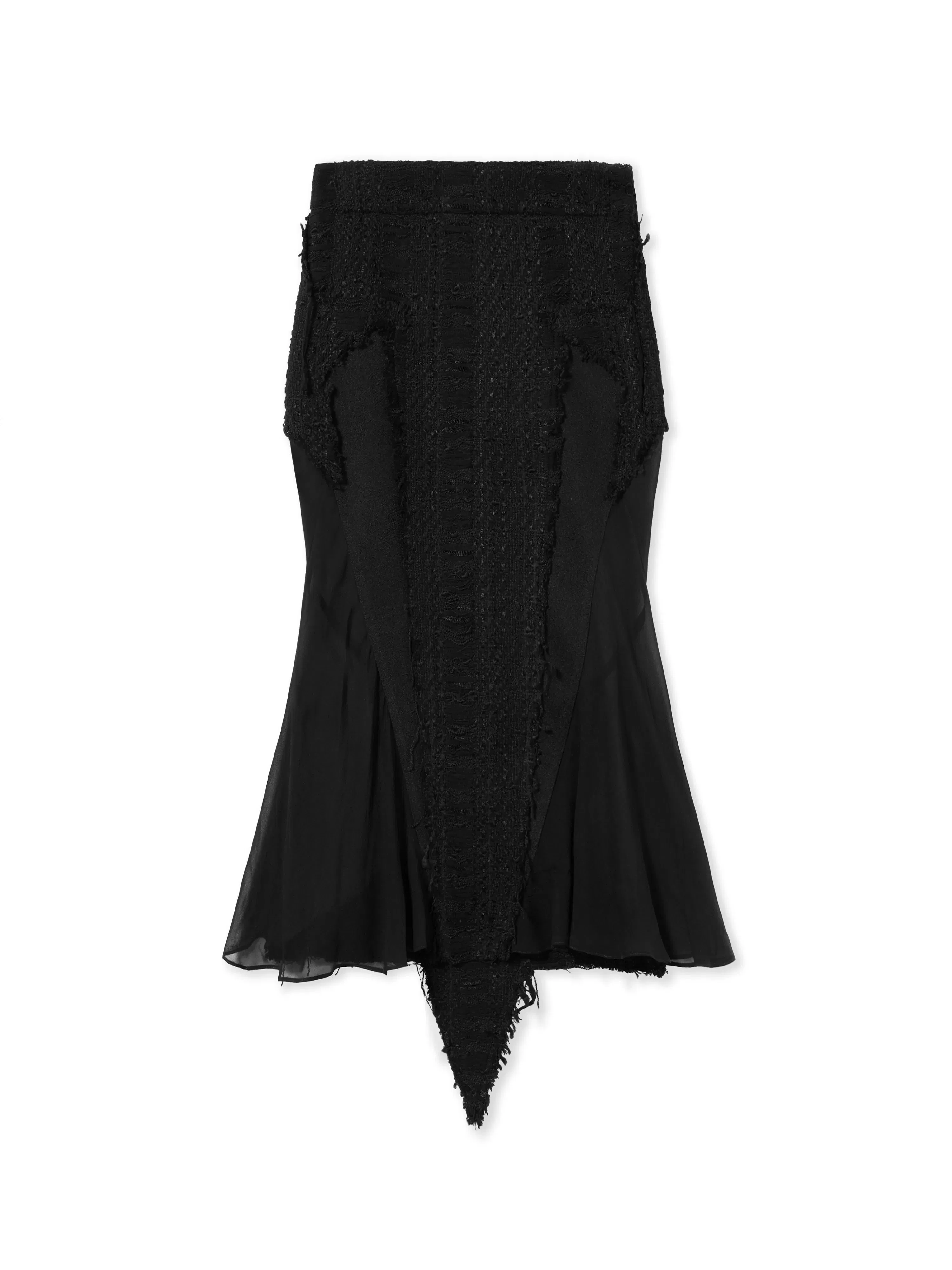 Off White Tweed Star Skirt