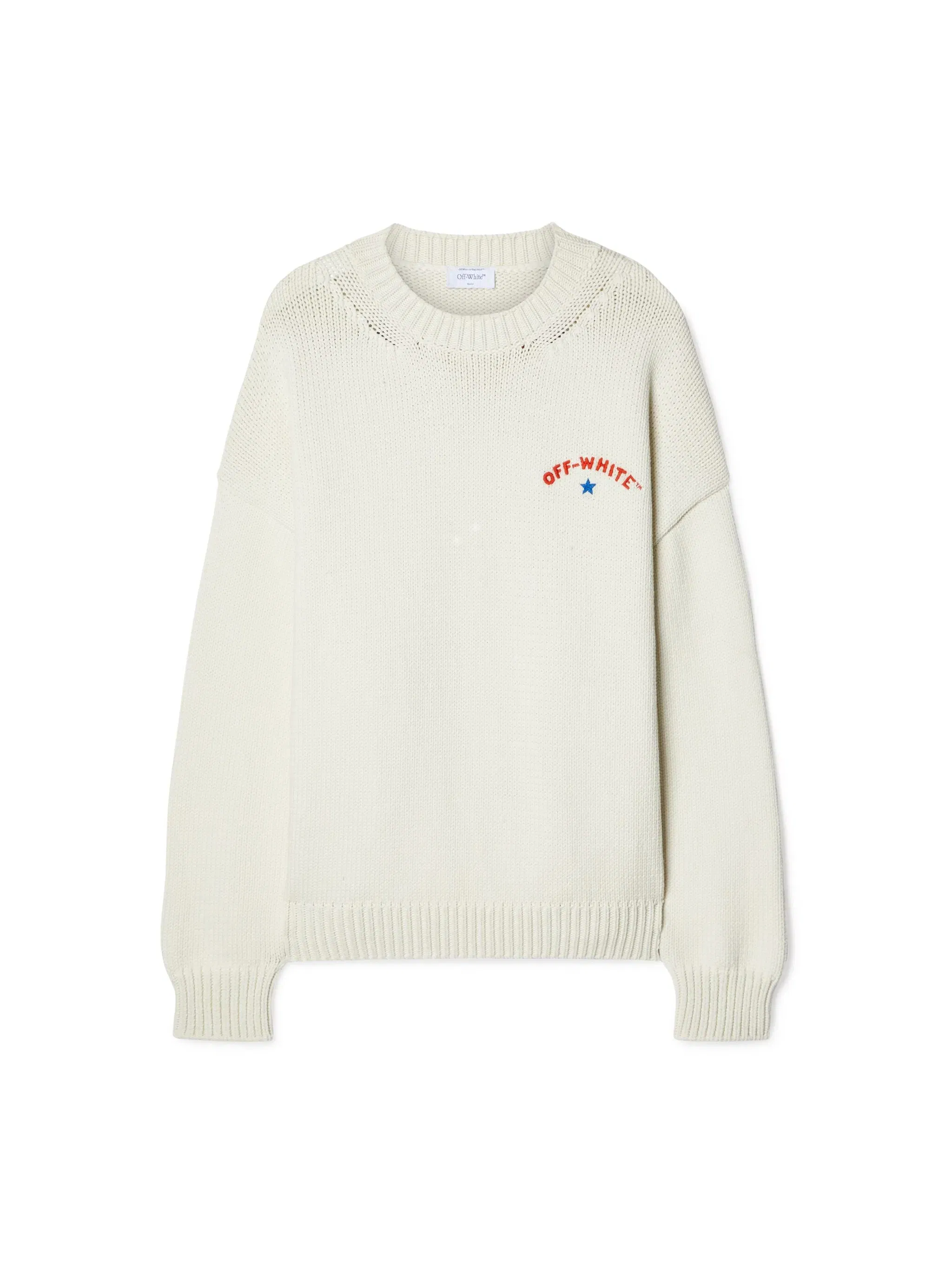 Off White Star Arrow Knit Crewneck