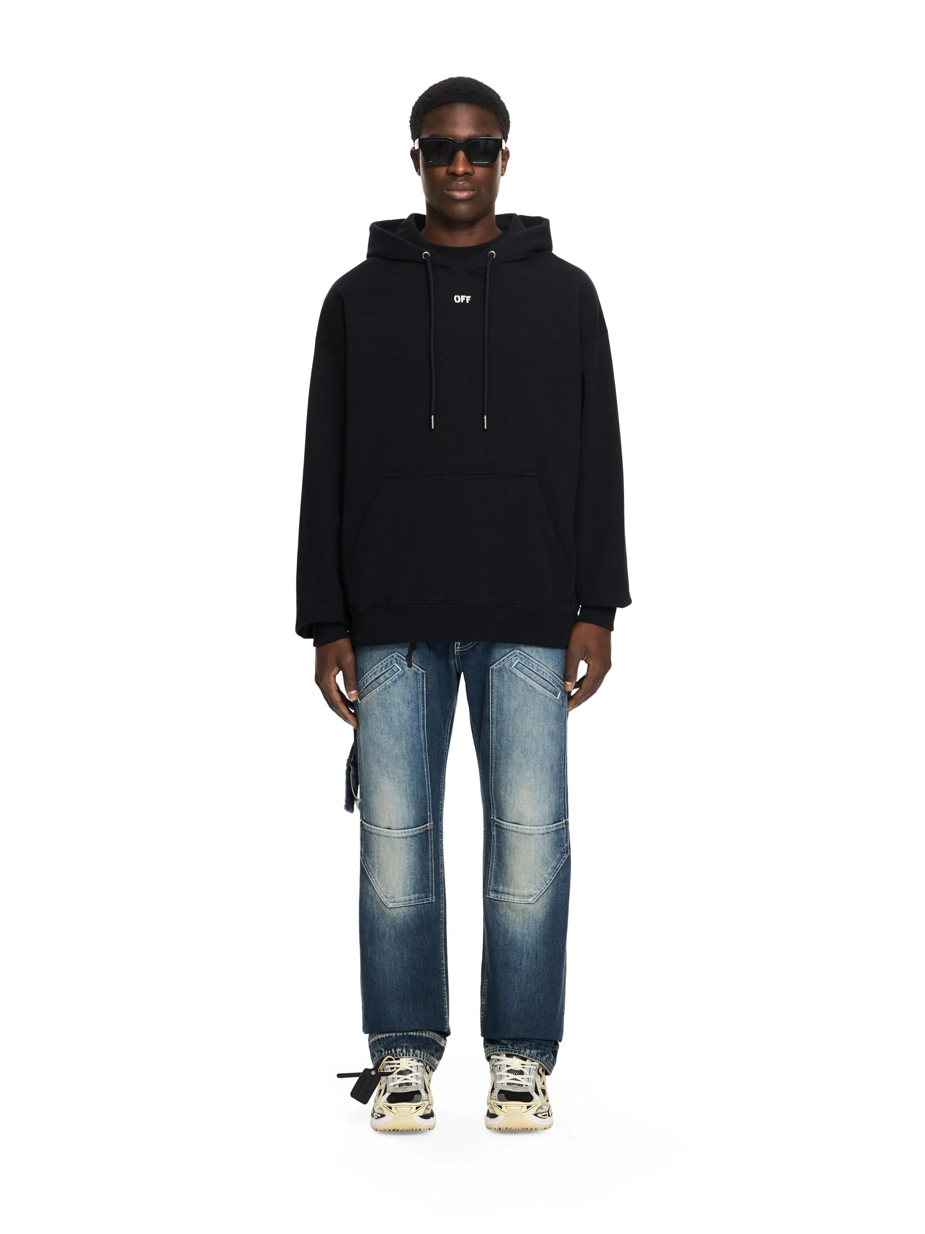 Off White 3D Spray Arrow Skate Hoodie