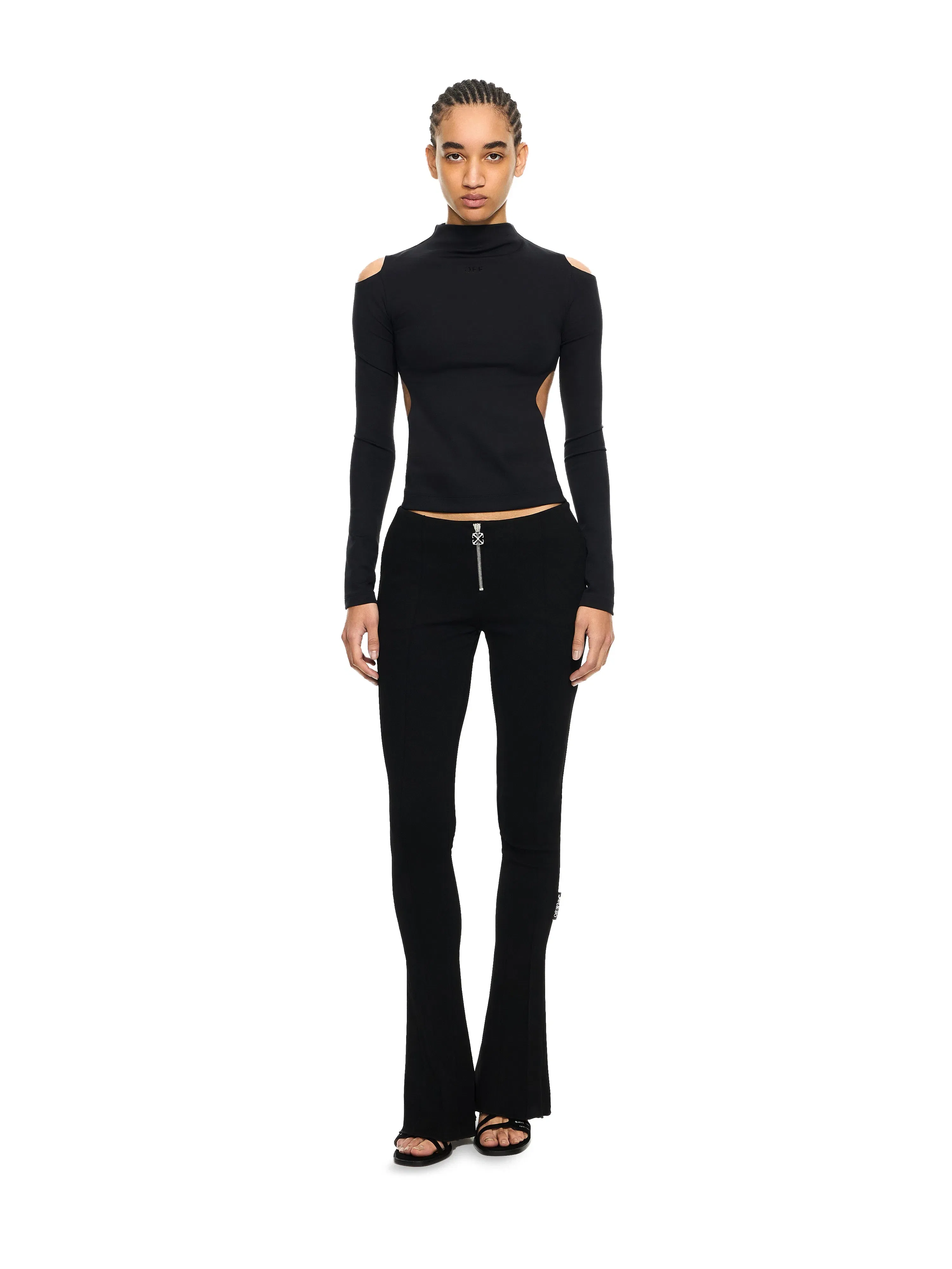 Off White Sleek Meteor Longsleeved Top