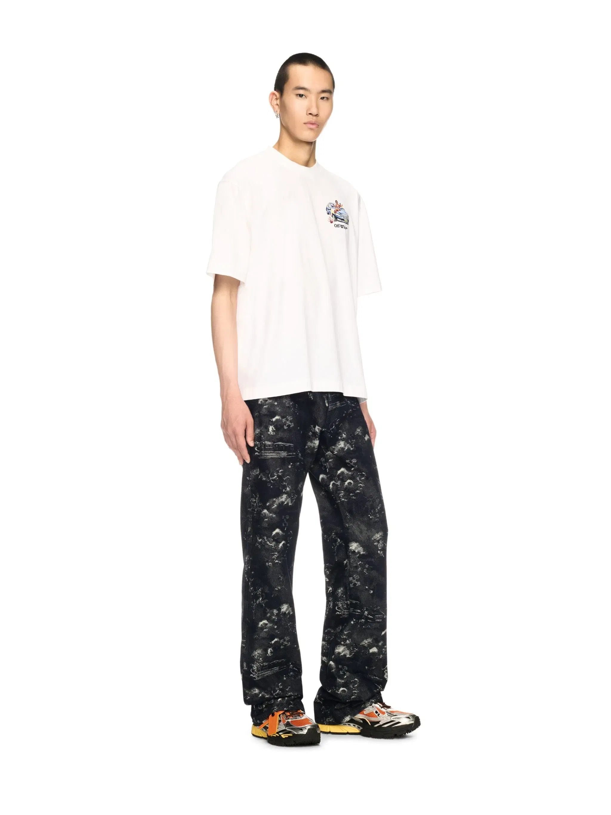Off White Fresco Jacq Relaxed Jeans