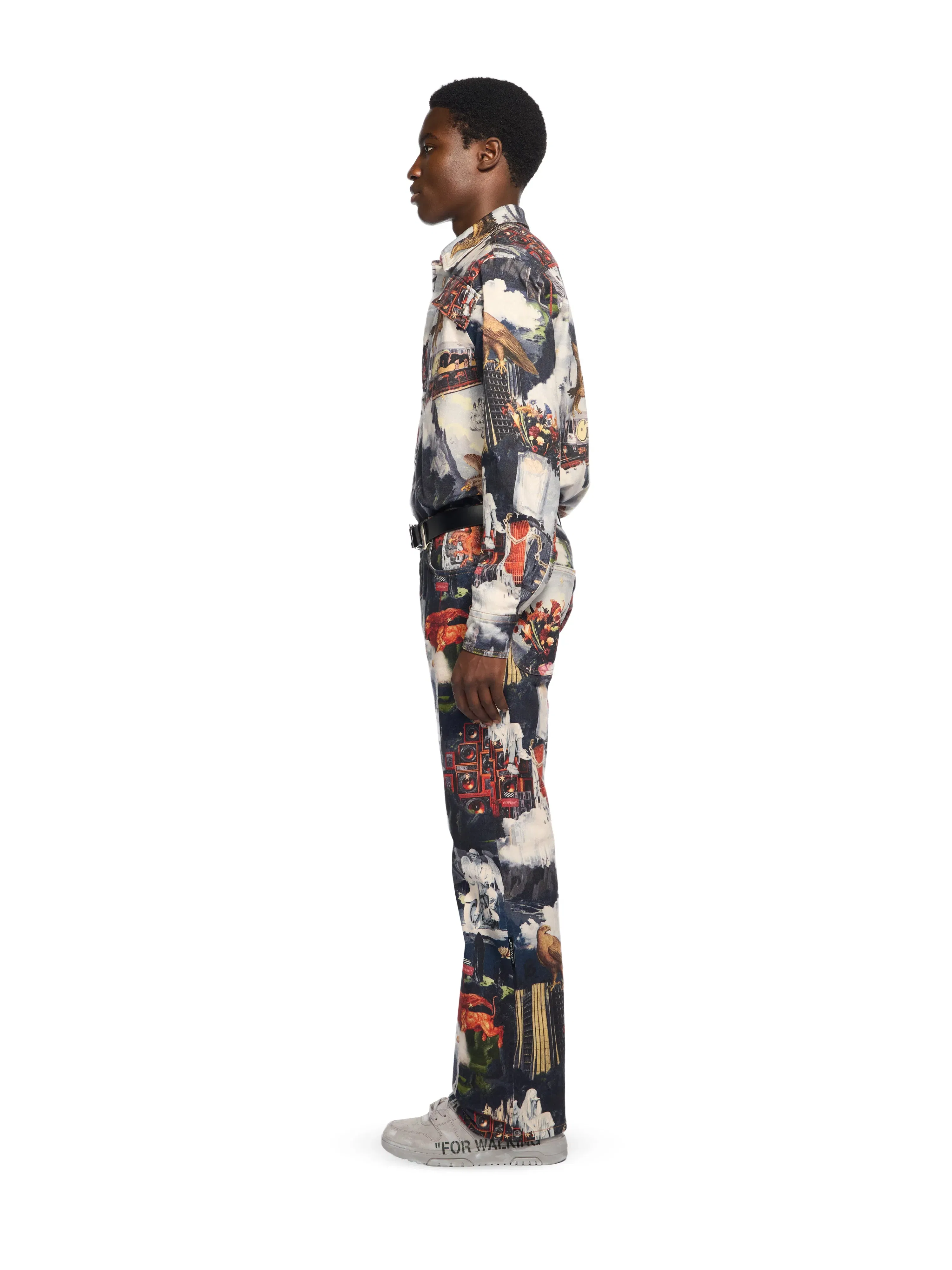 Off White World Paint Milit Shirt
