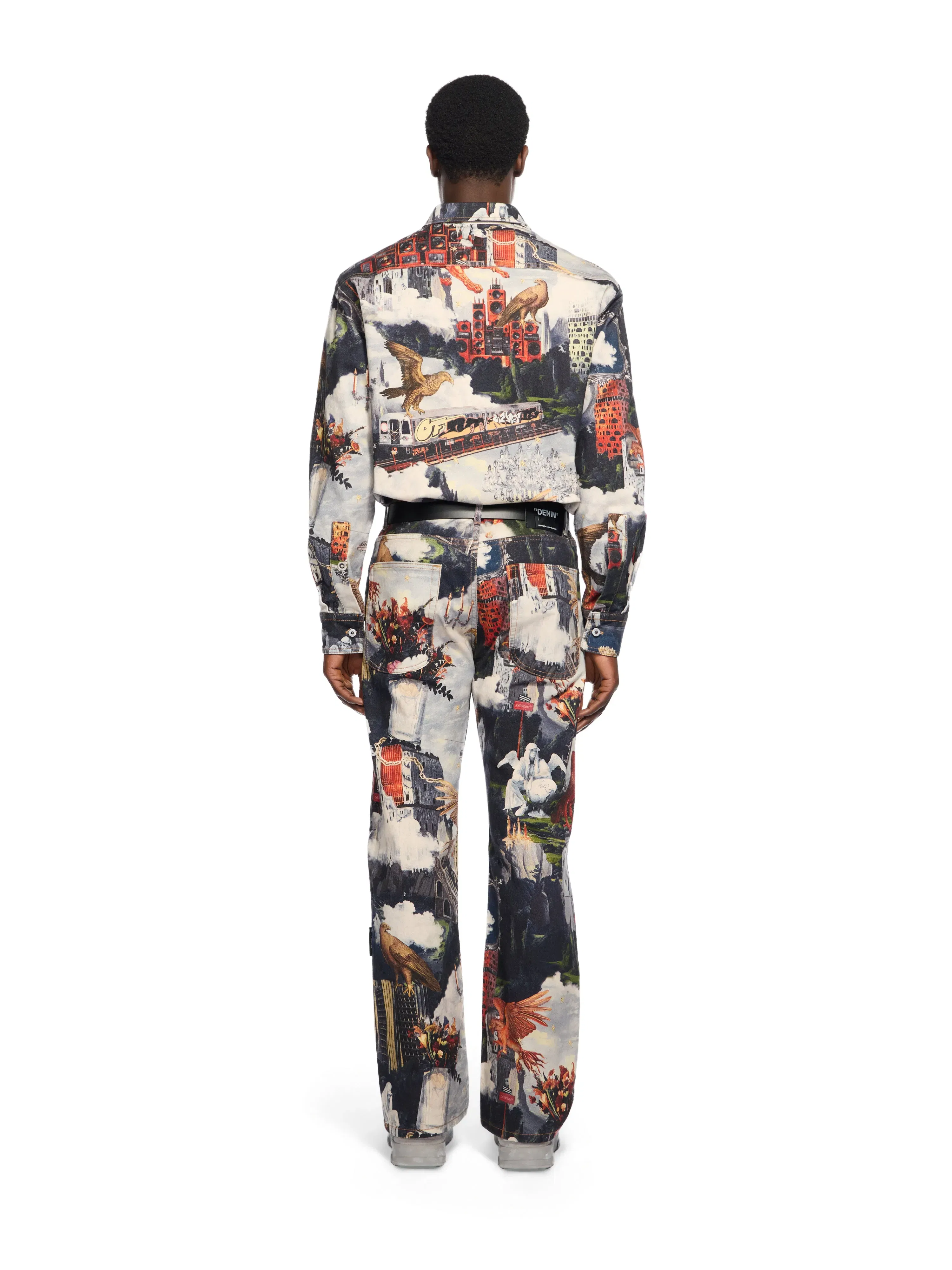 Off White World Paint Milit Shirt