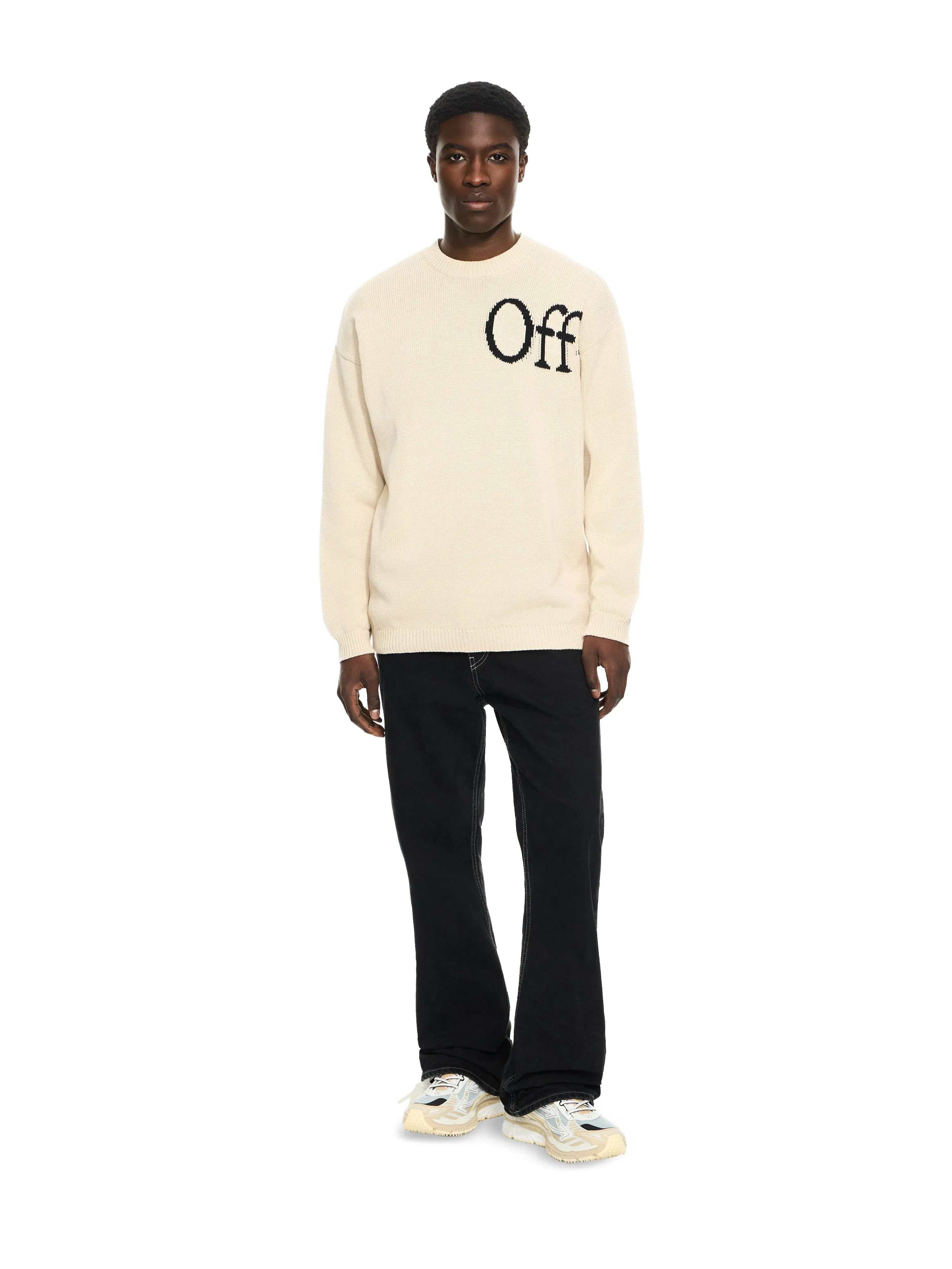 Off White Bookish Shared Crewneck