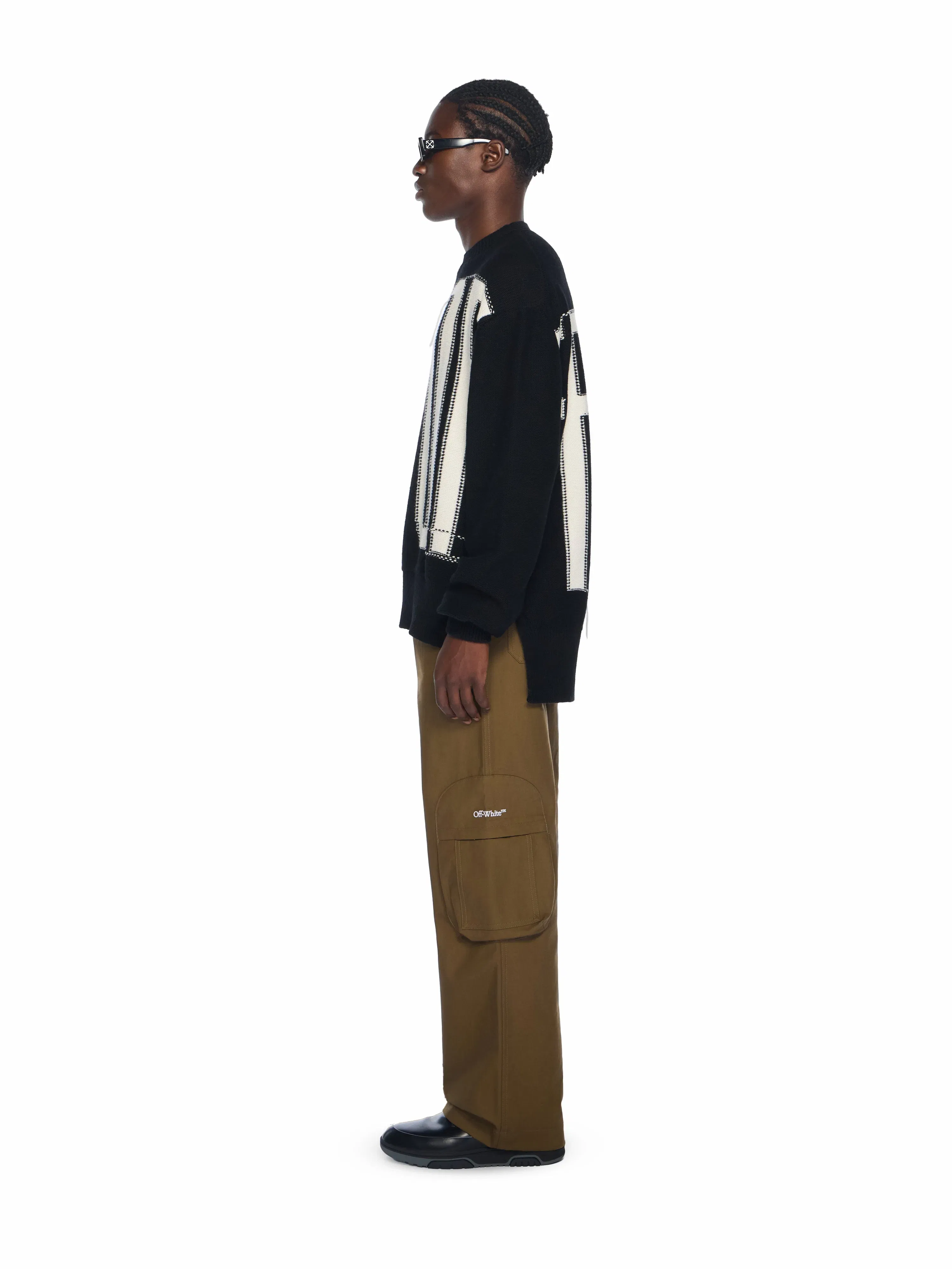 Off White Big Off Knit Crewneck