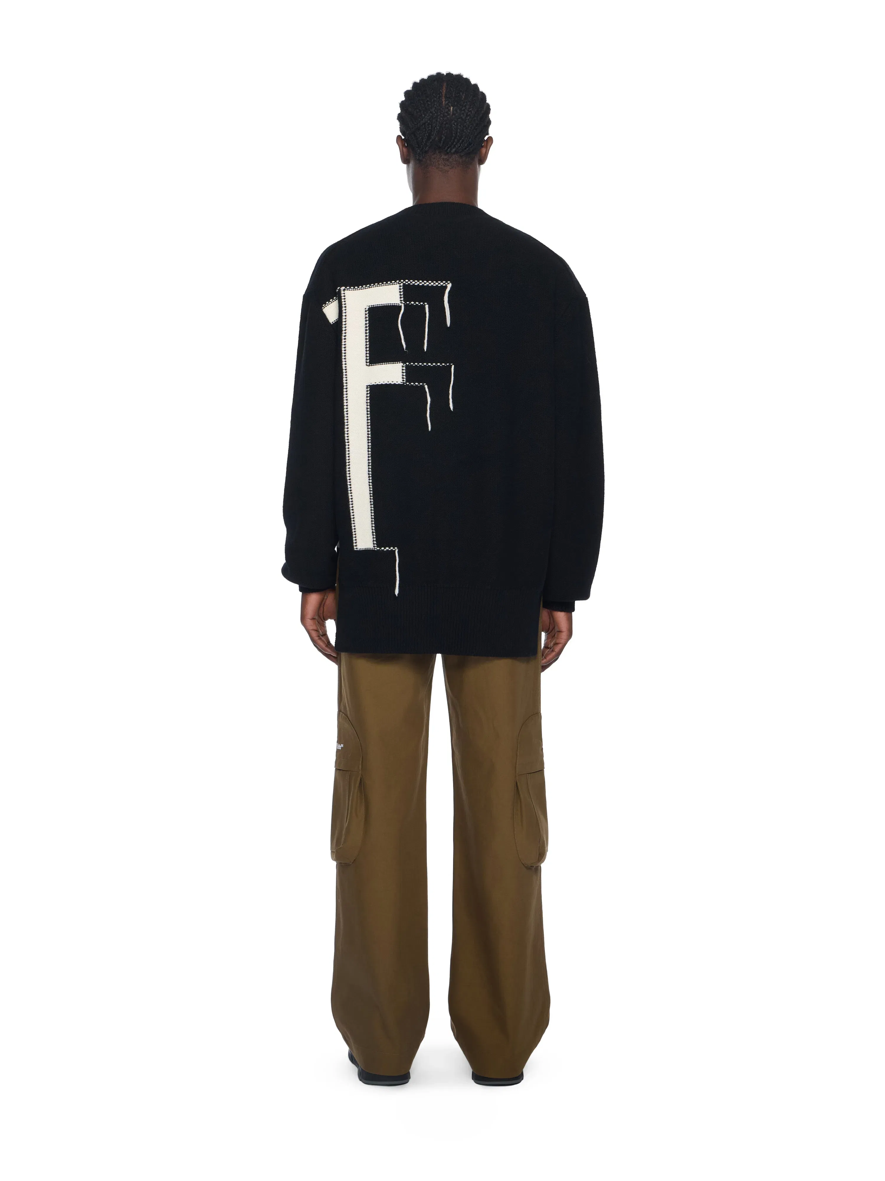 Off White Big Off Knit Crewneck