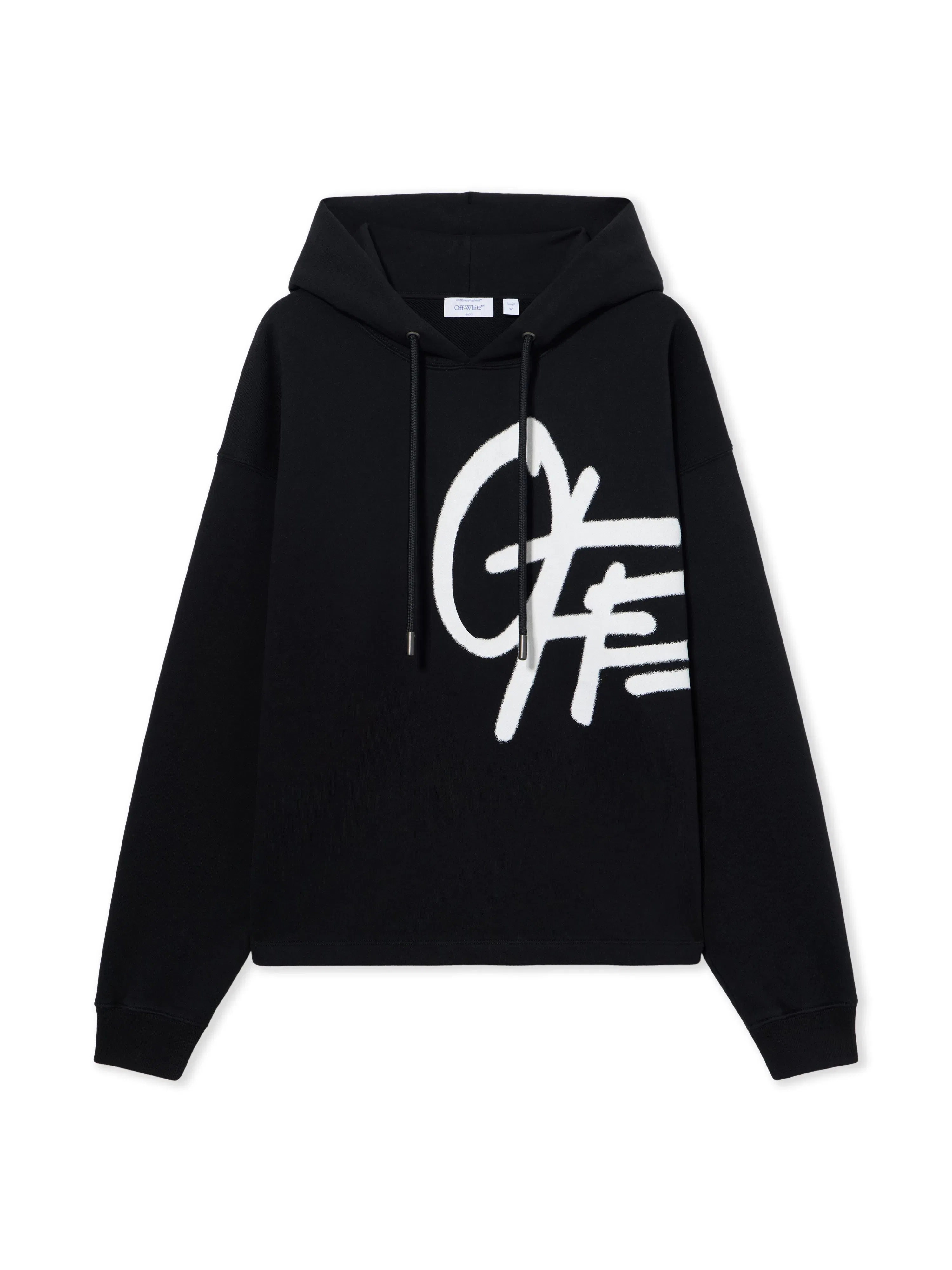 Off White Spray Logo Loose Hoodie
