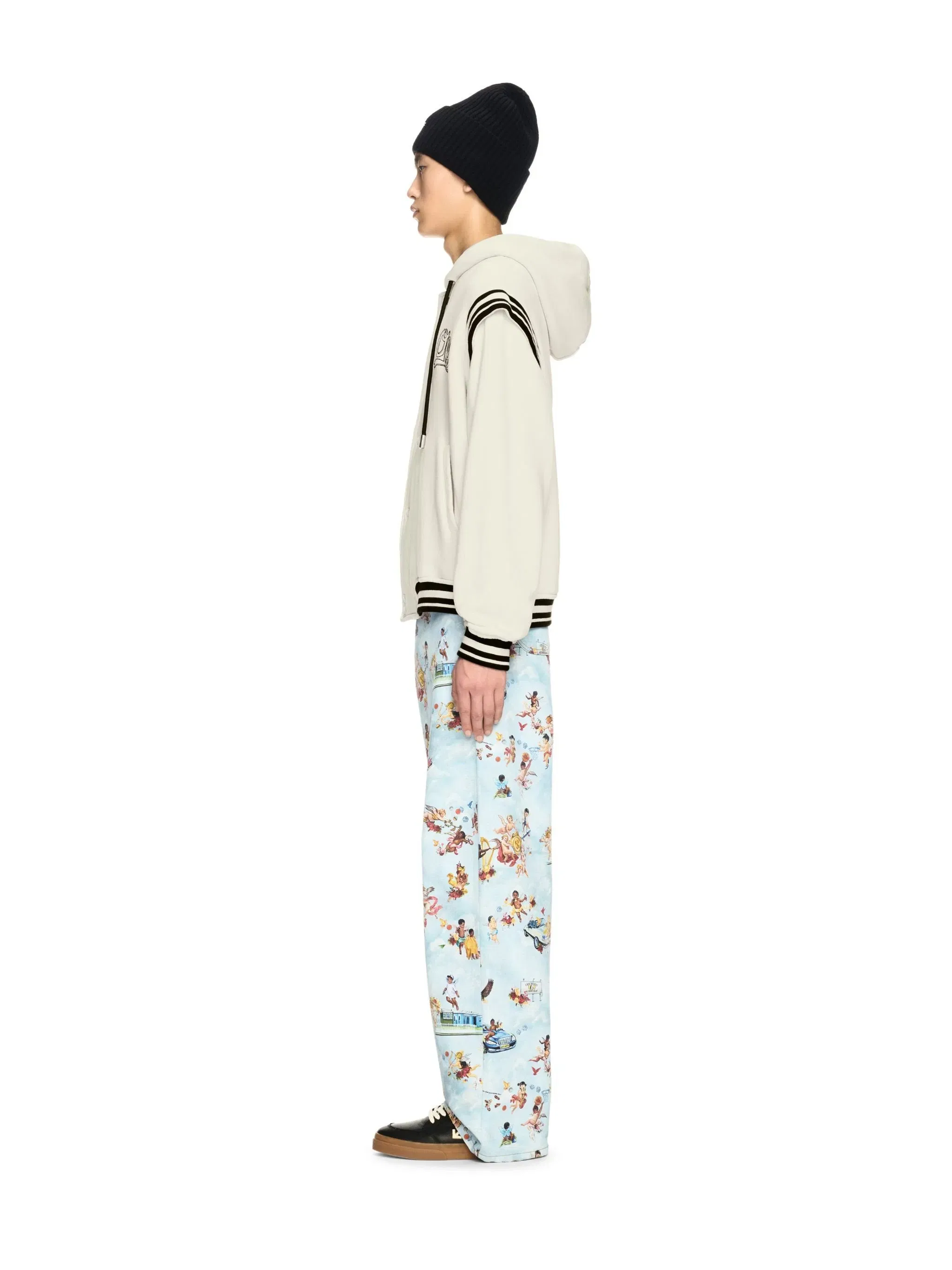 Off White Off Fleece Varsity Hoodie