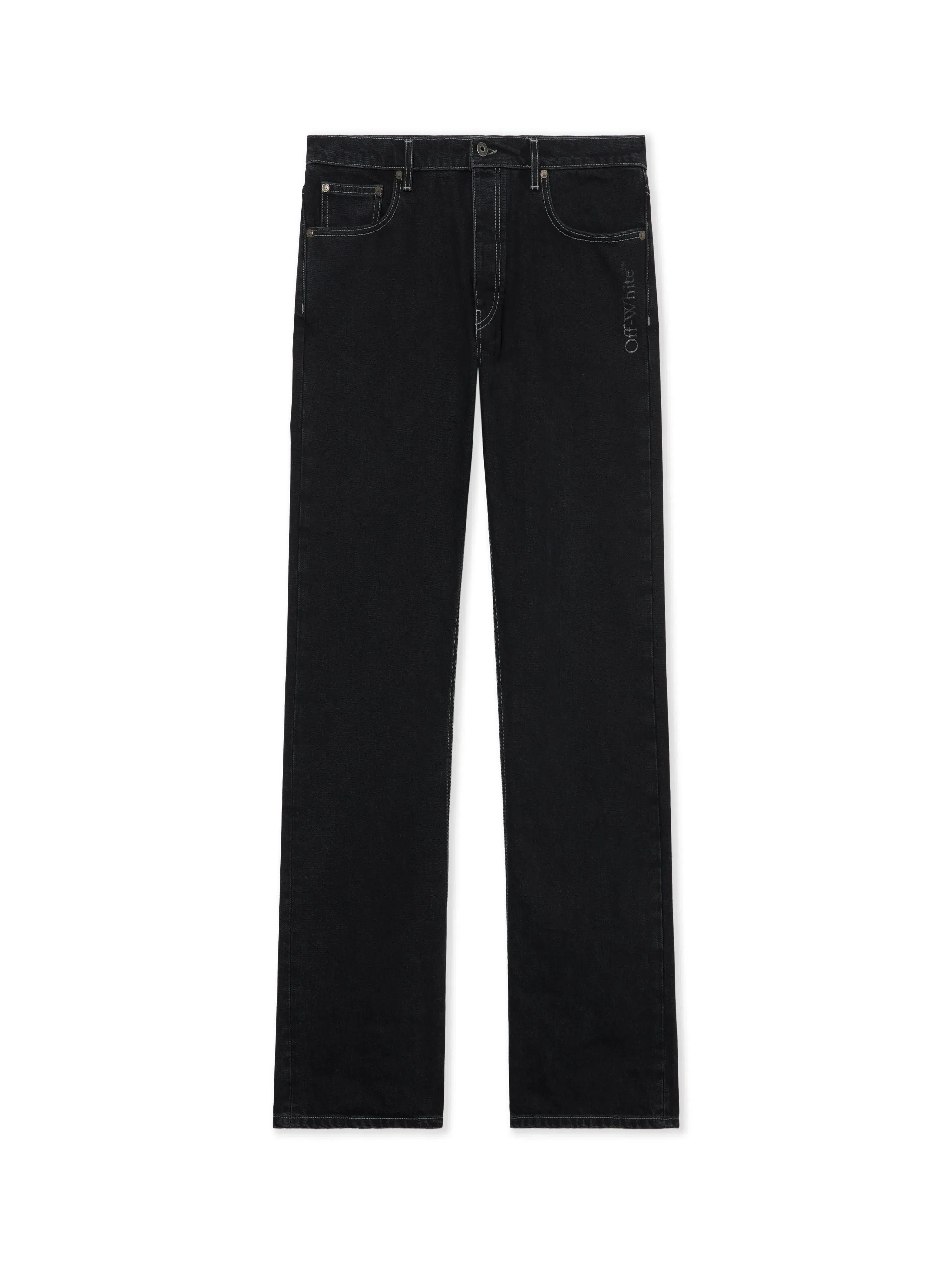 Off White Half Arrow Slim Relaxed Jeans