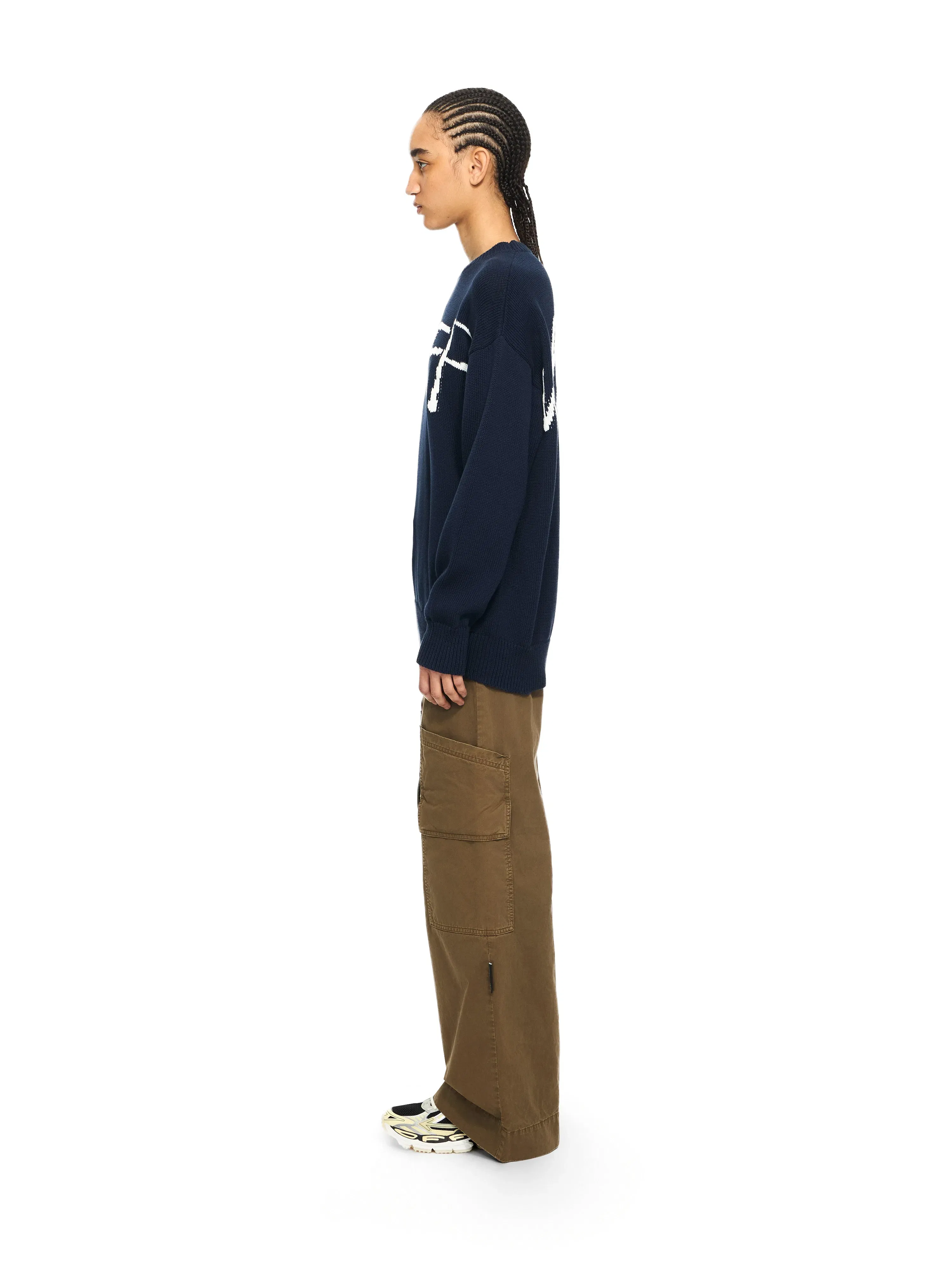 Off White Bookish Shared Knit Crewneck