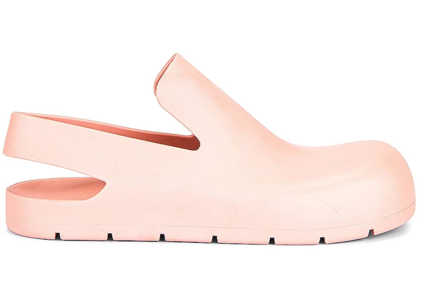 Bottega Veneta Open-Heel Puddle Sandal Peach Pink (Women's)