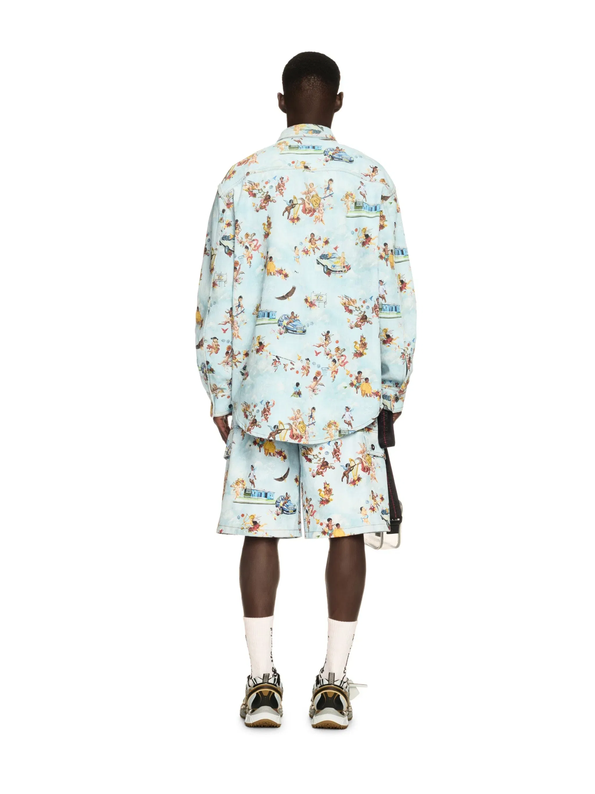 Off White Fresco Print Den Safari Cargo