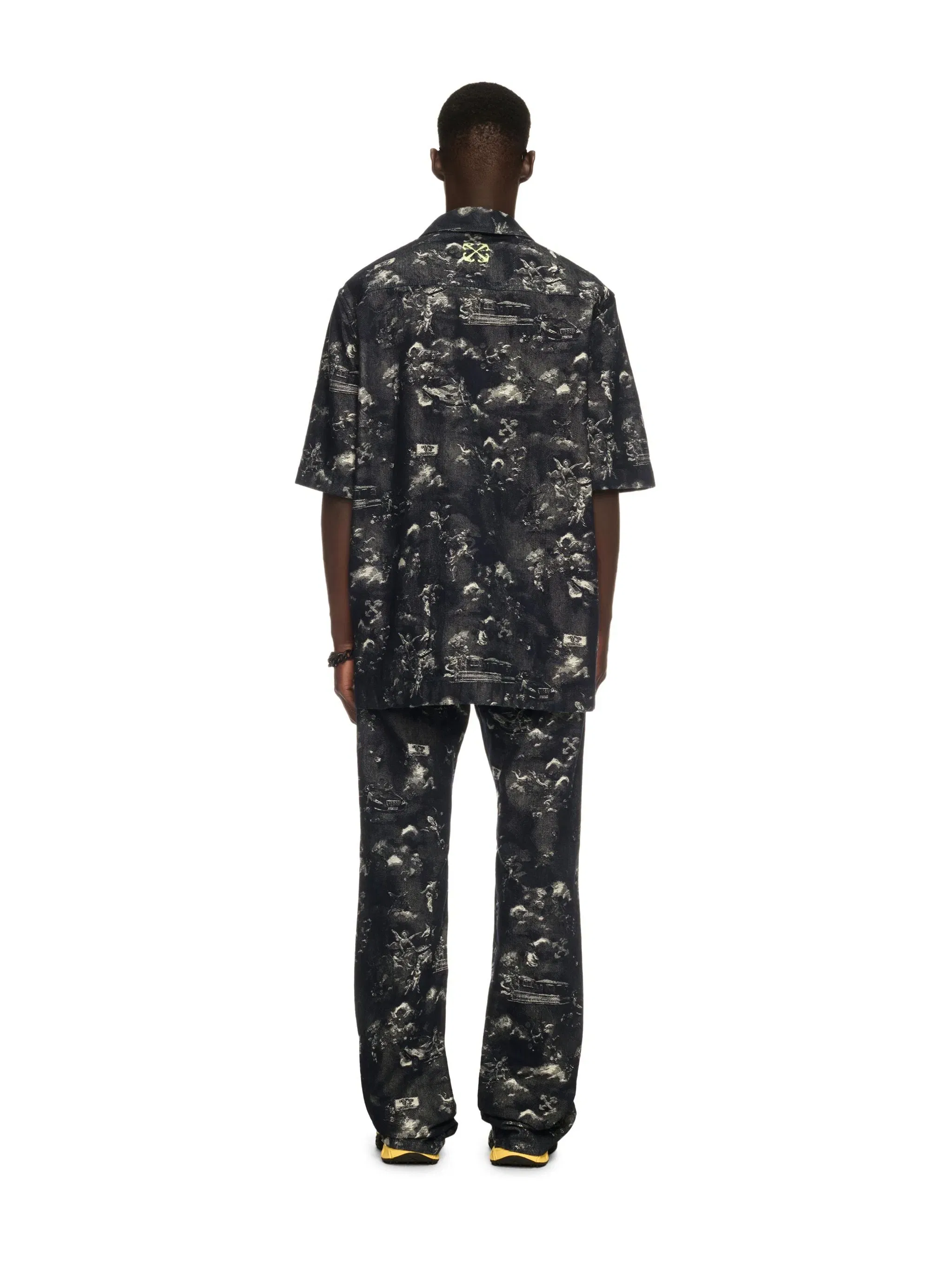 Off White Fresco Jacq Den Bowling Shirt