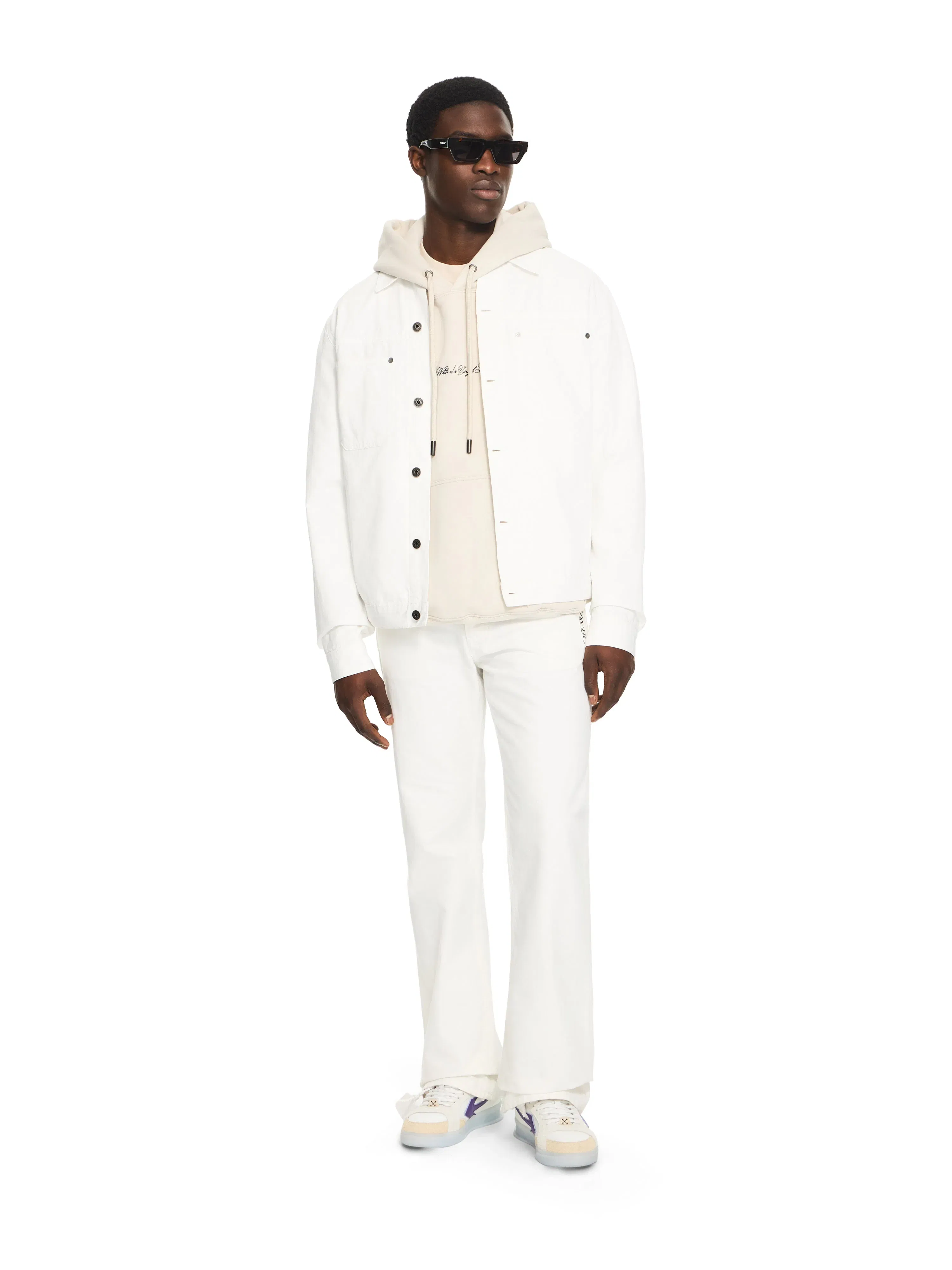 Off White Half Arrow Slim Relaxed Pants