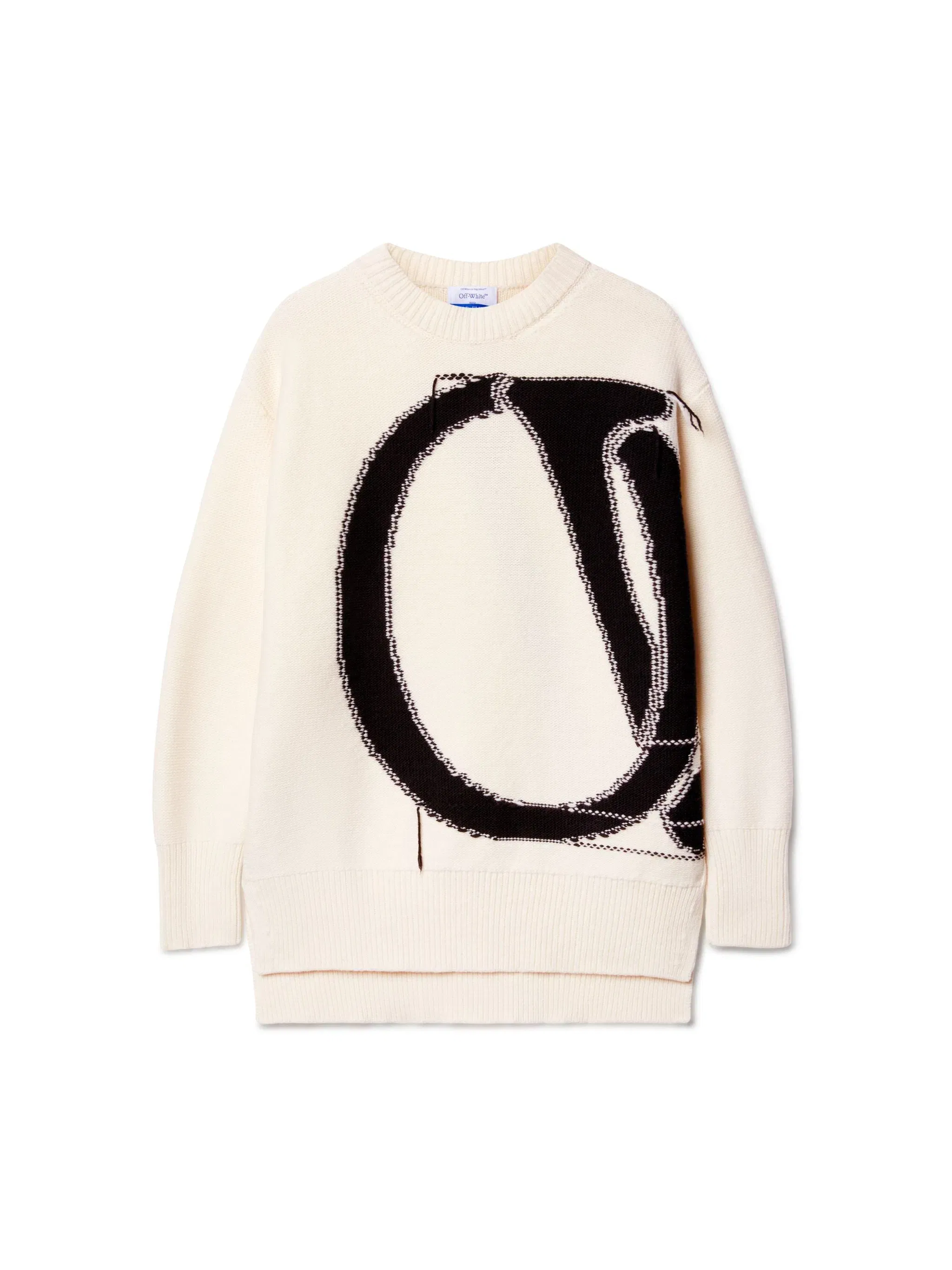 Off White Ow Maxi Logo Crewneck