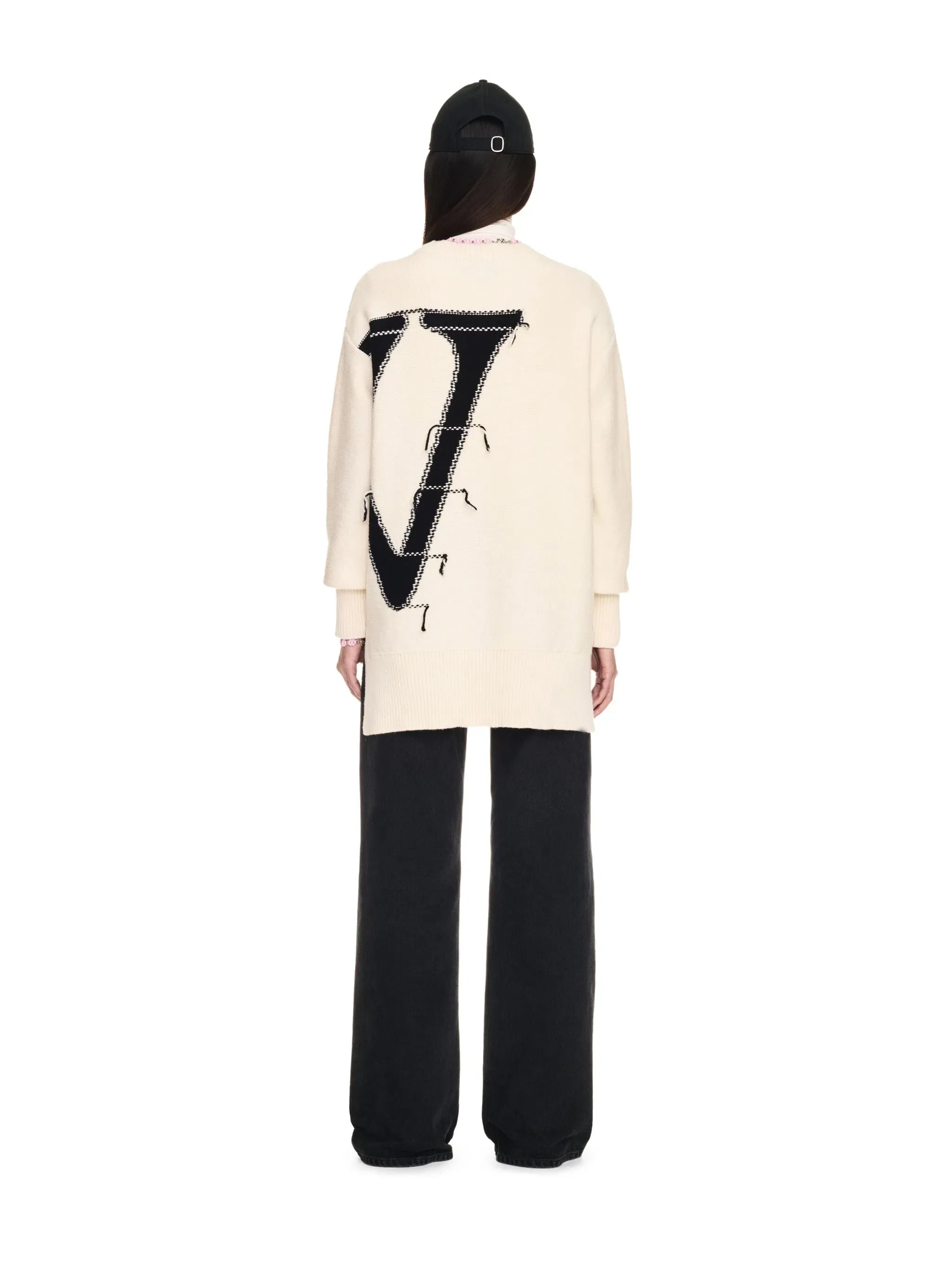 Off White Ow Maxi Logo Crewneck