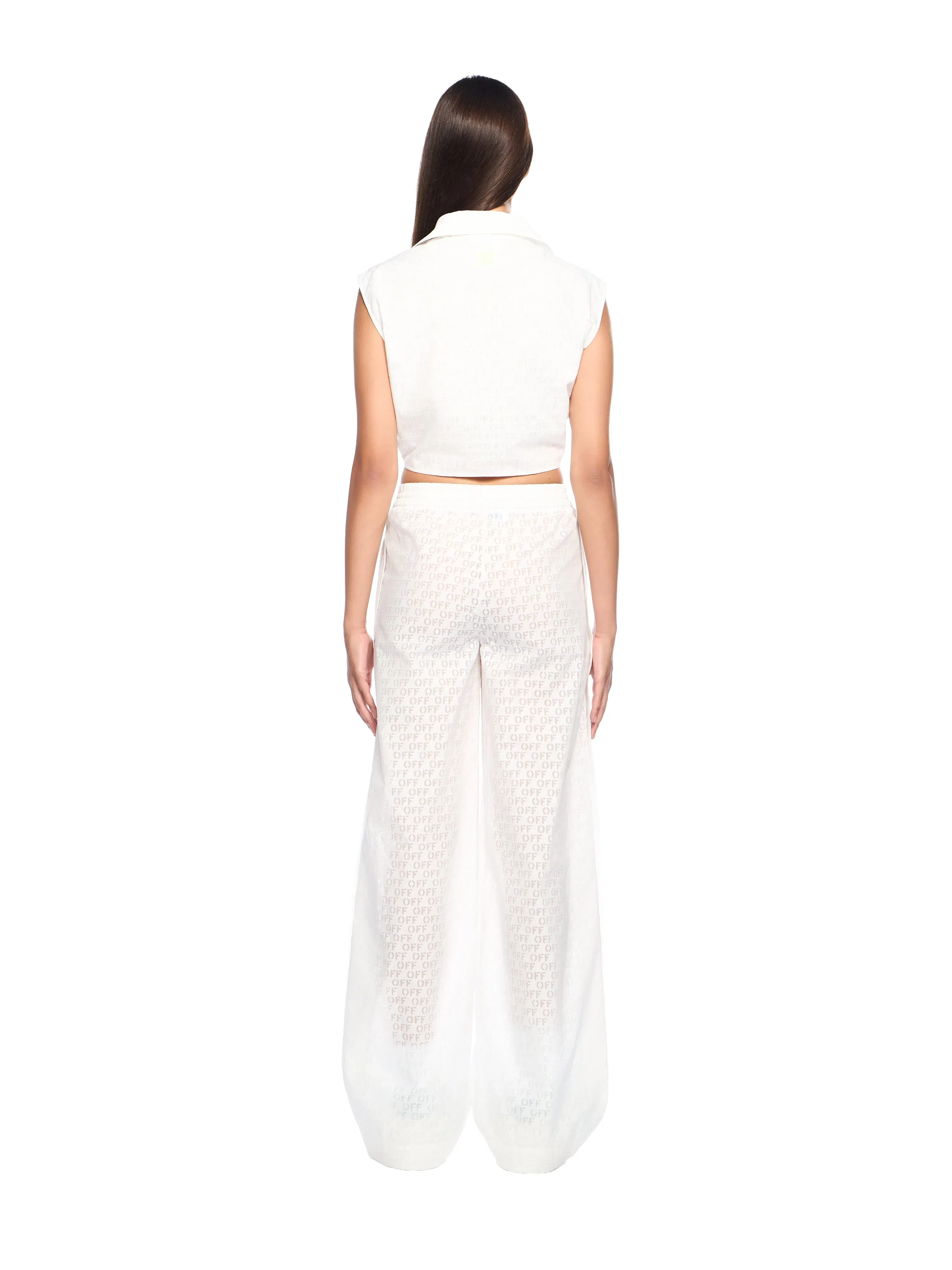 Off White Off Stamp Wideleg Pants