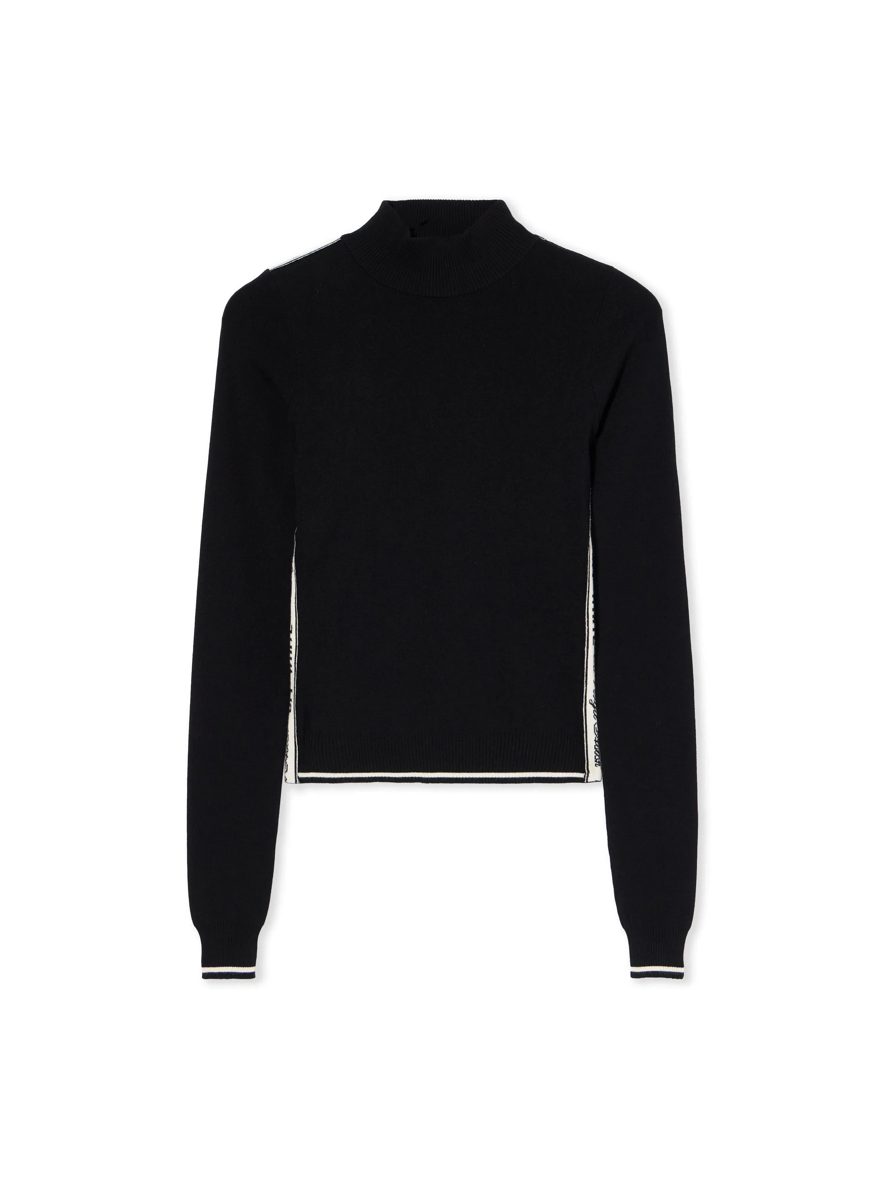 Off White Logoband Knit Turtleneck