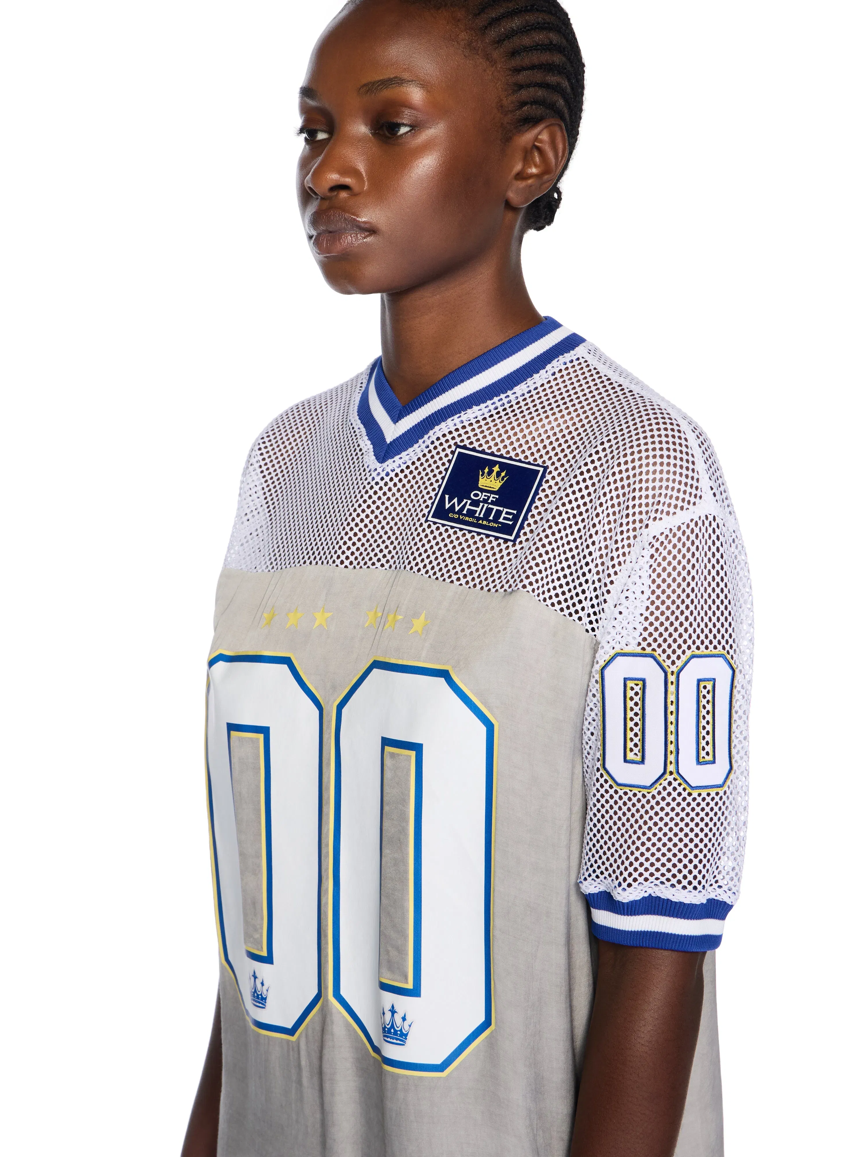 Off White Dyed Vi Sat 00 Football Dress