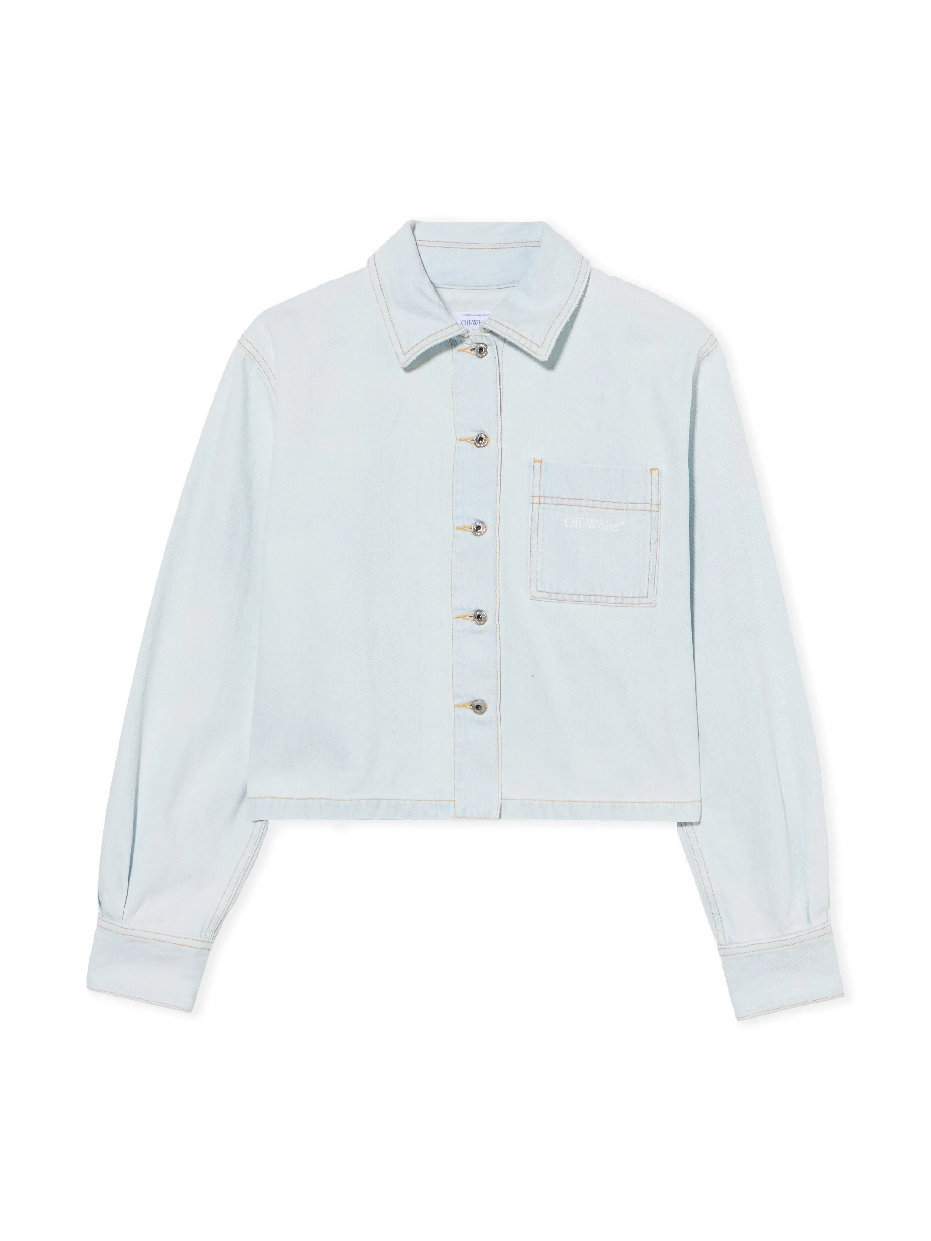 Off White Diag Long Sleeve Denim Shirt