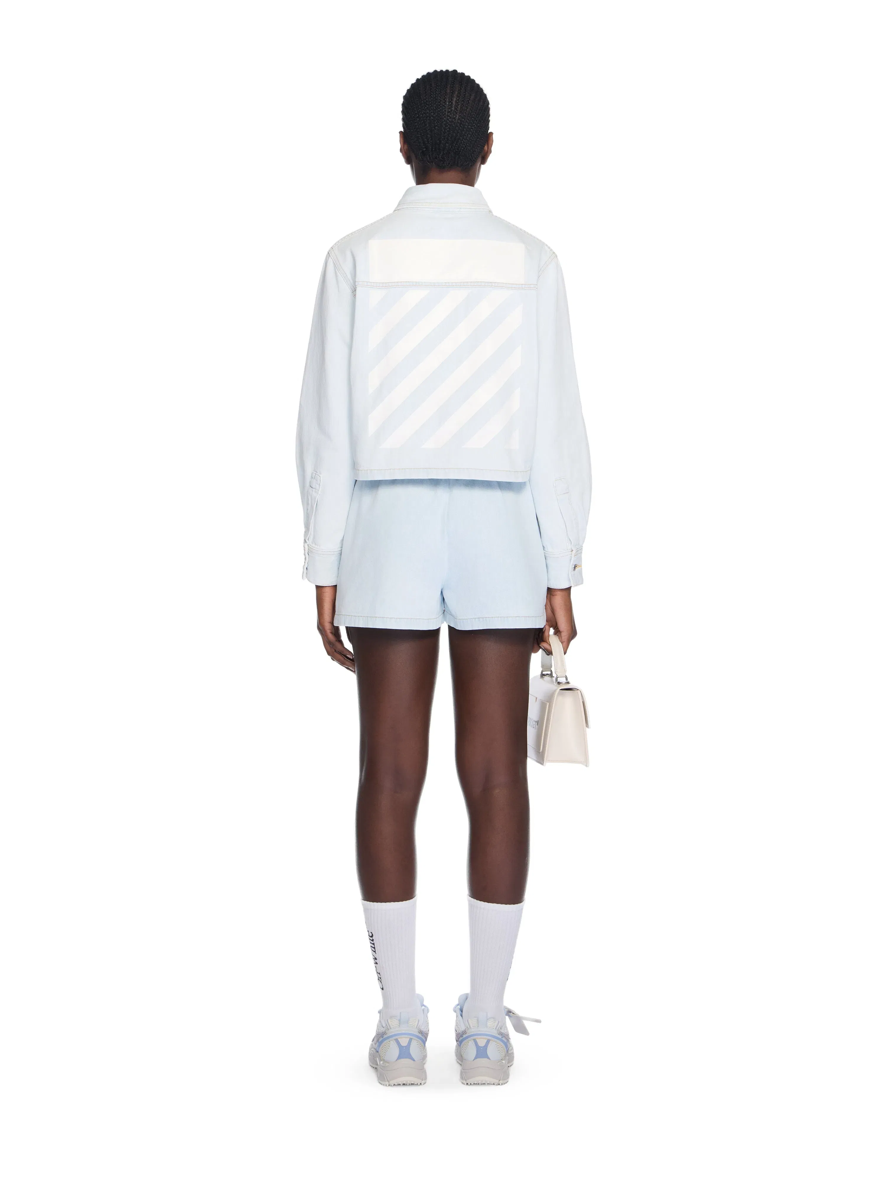 Off White Diag Long Sleeve Denim Shirt