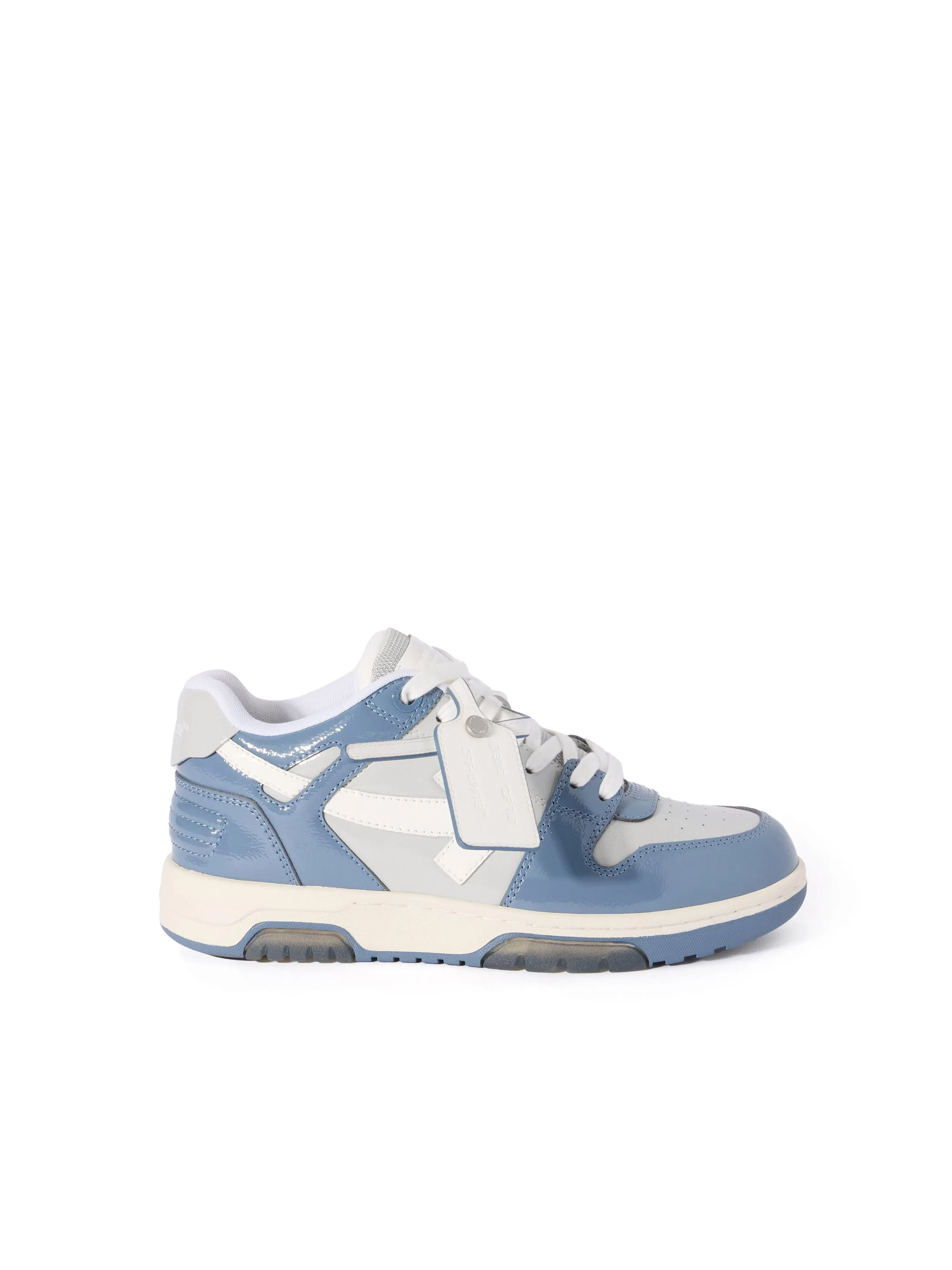 Off White OOO Patent Leather Grey