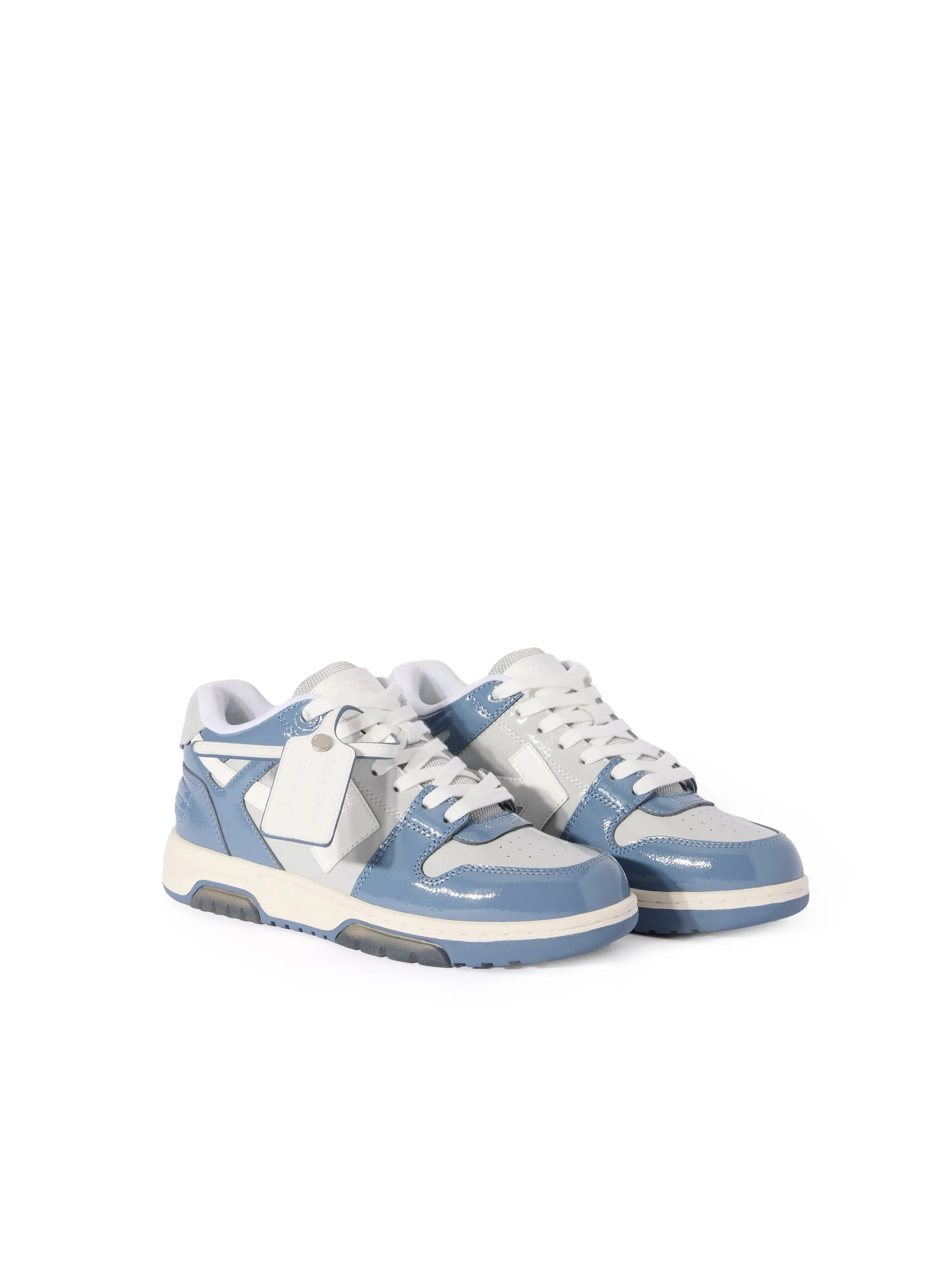 Off White OOO Patent Leather Grey