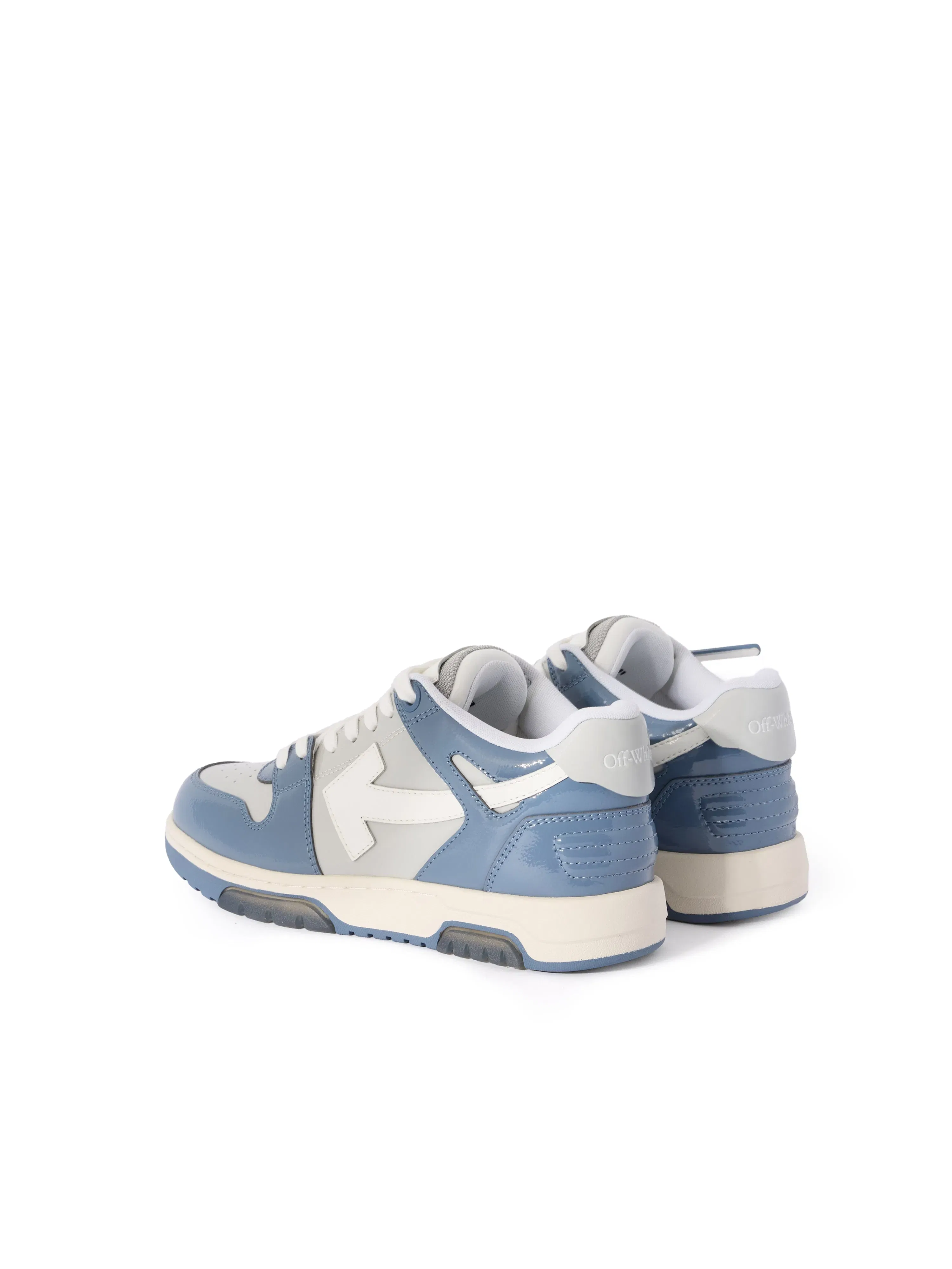 Off White OOO Patent Leather Grey