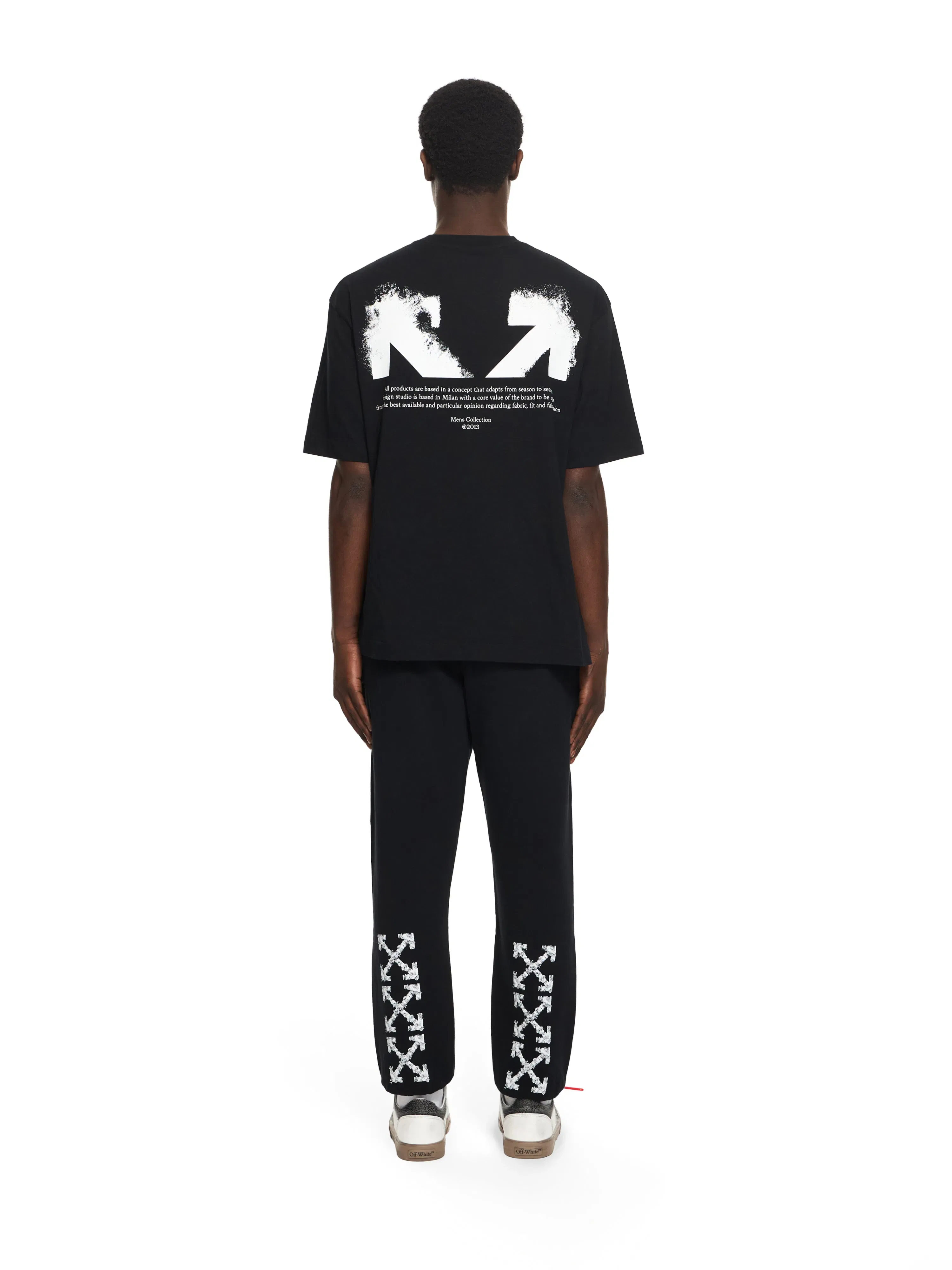 Off White Heraldic Arrow Cuffed Sweatpant