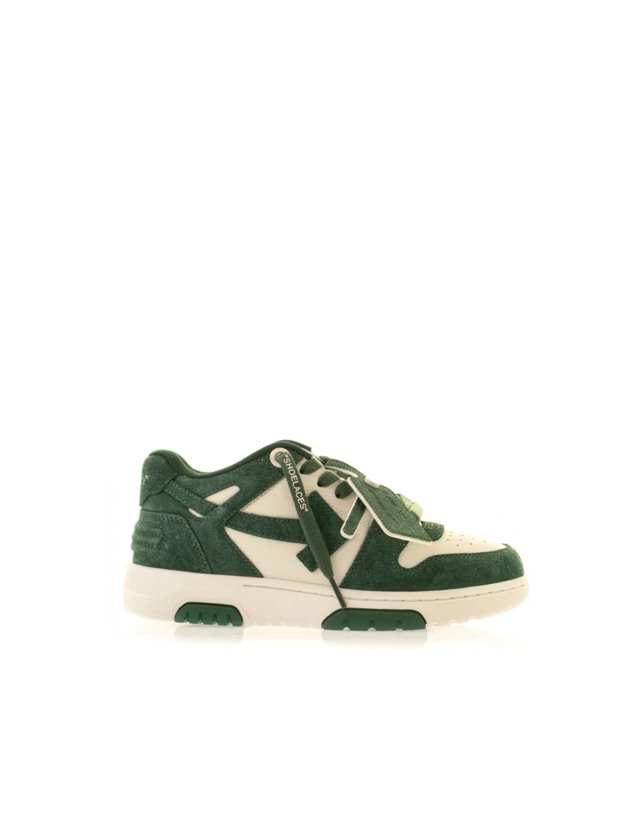 Off White OOO Suede Green