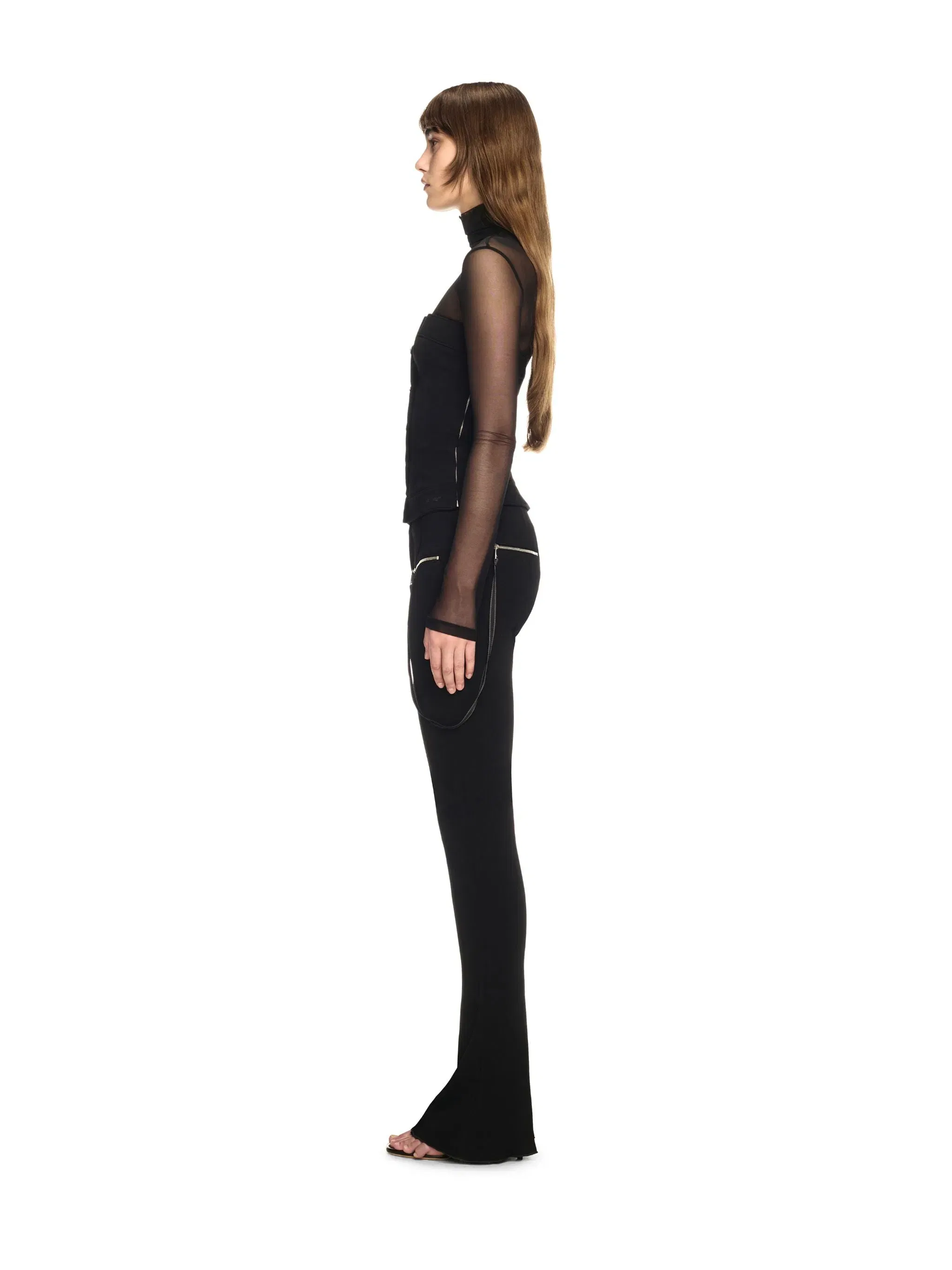 Off White Heavy Jer Britney Zip Pants