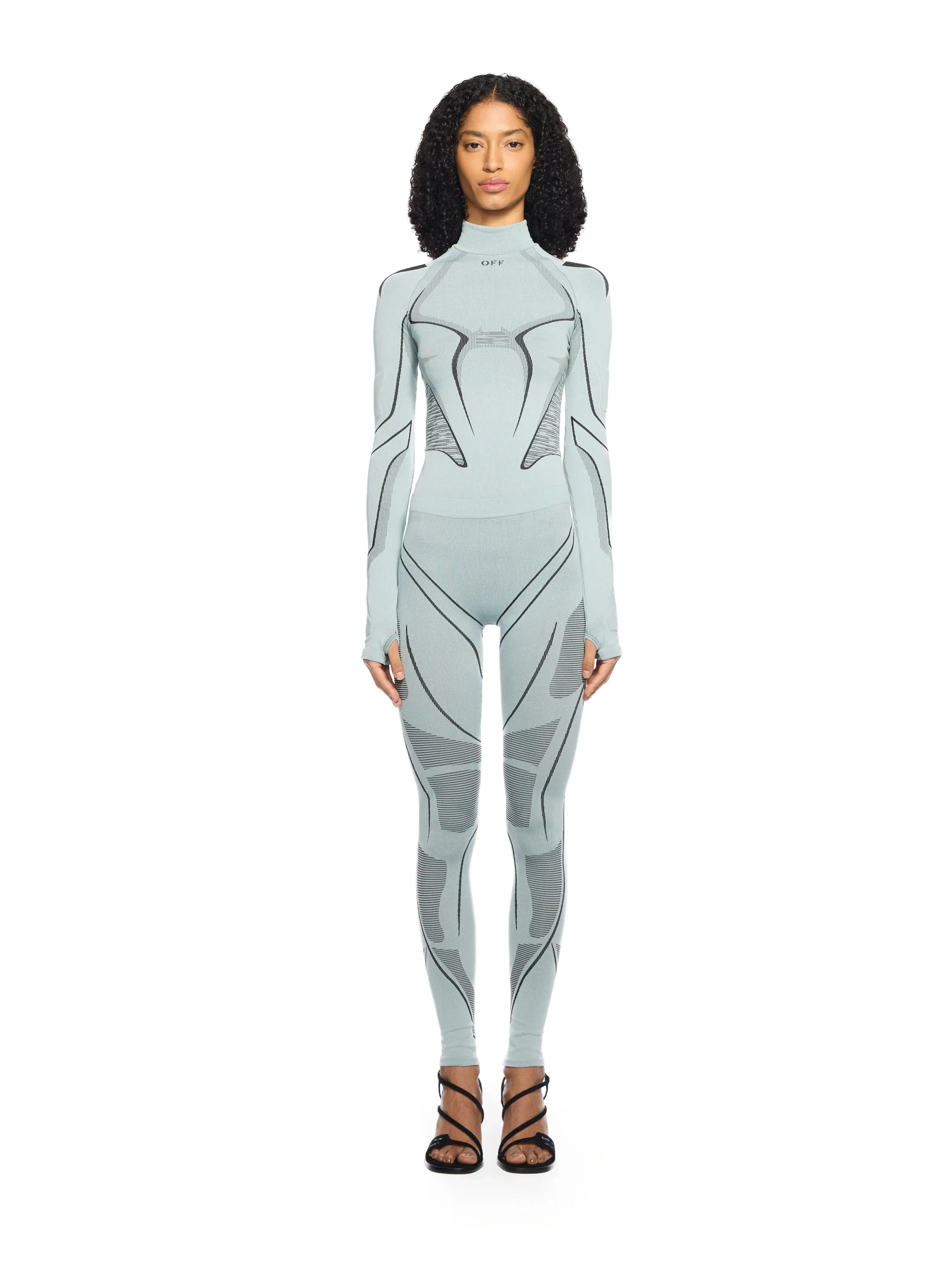 Off White Seamless Race Top