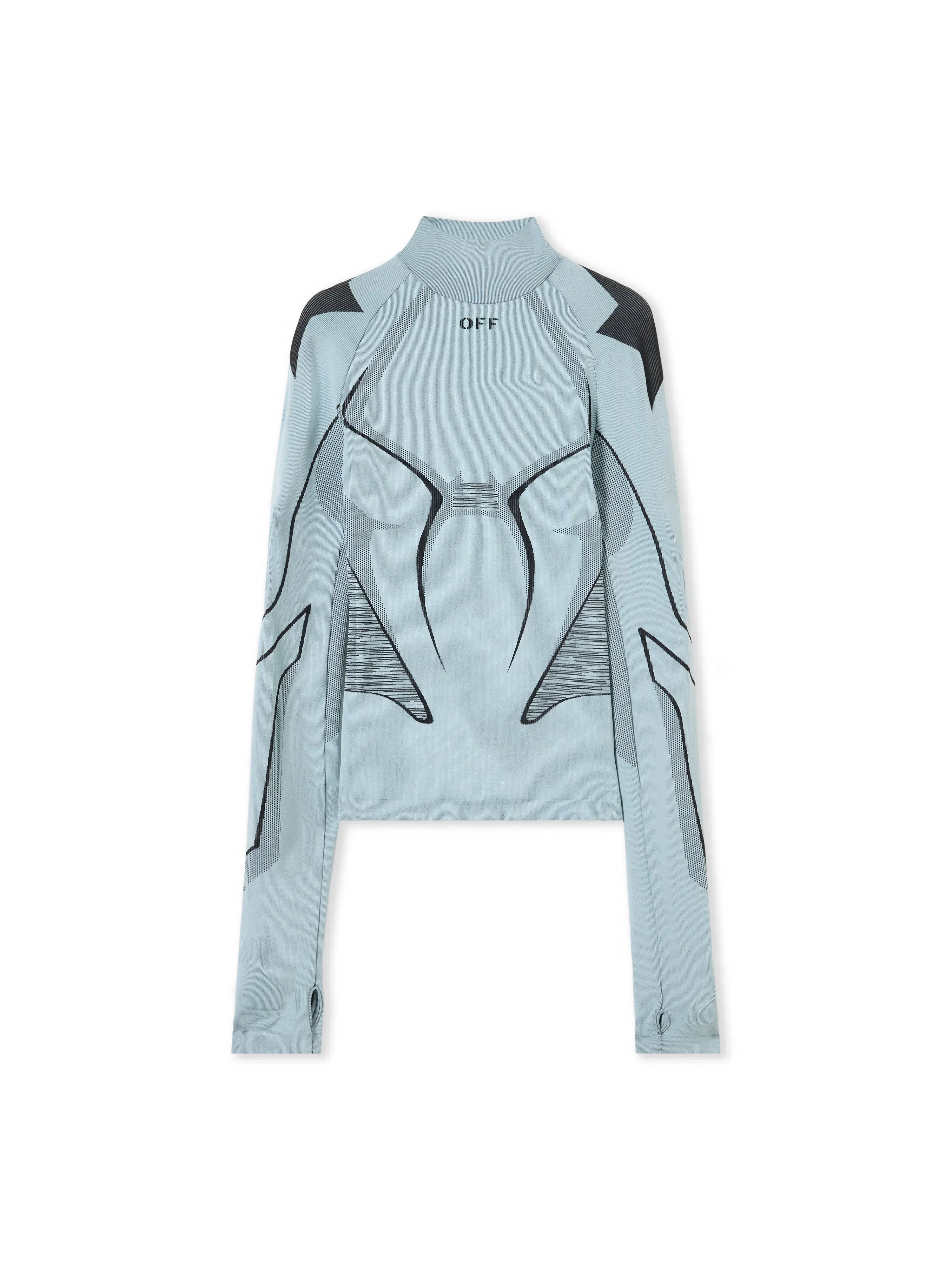 Off White Seamless Race Top