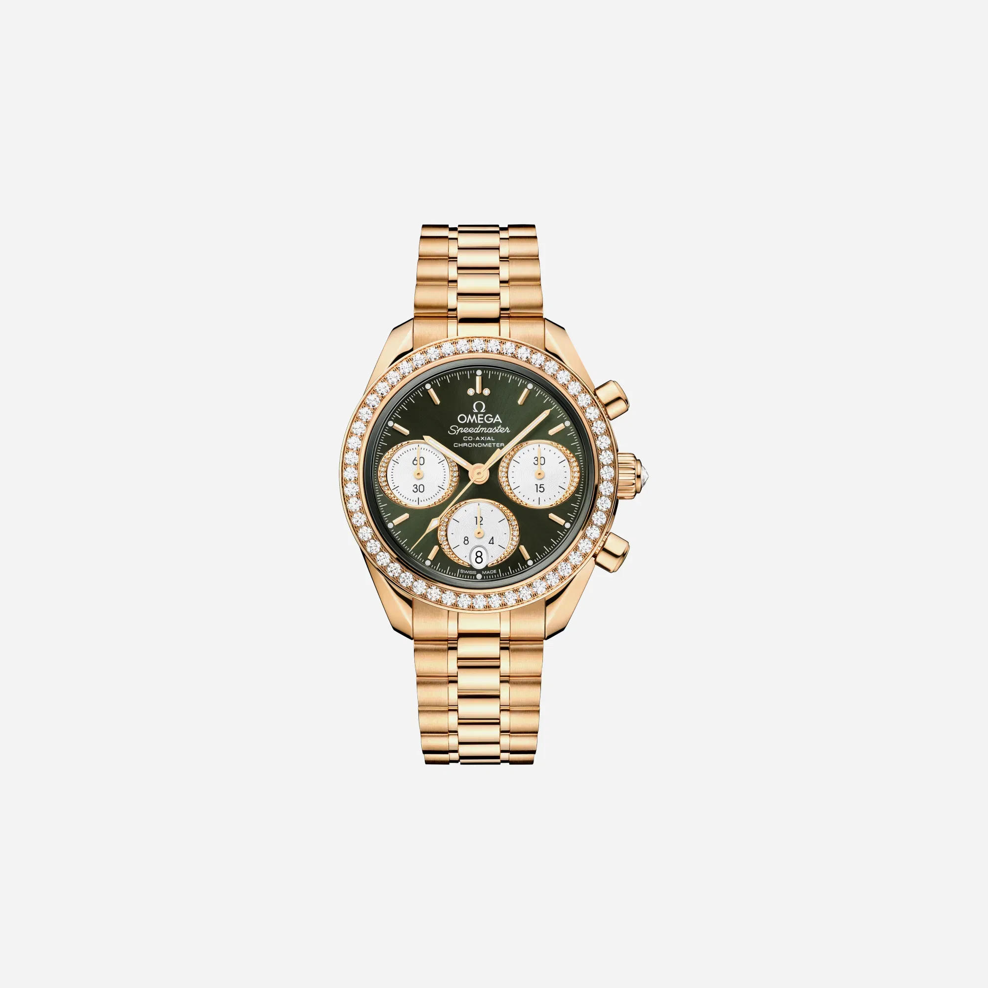 Omega Speedmaster 38 Green Gold