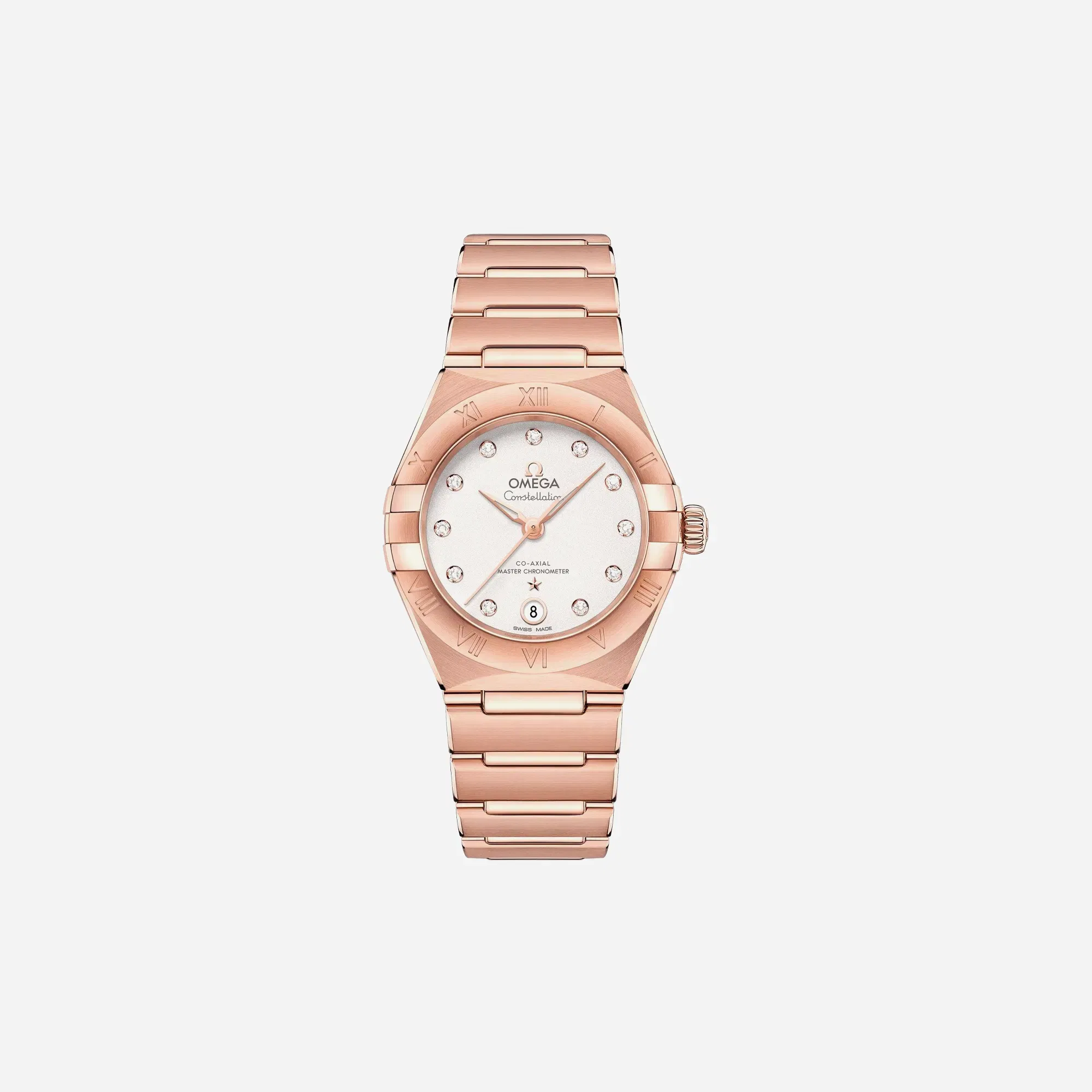 Omega Constellation Diamond Rose Gold WMNS